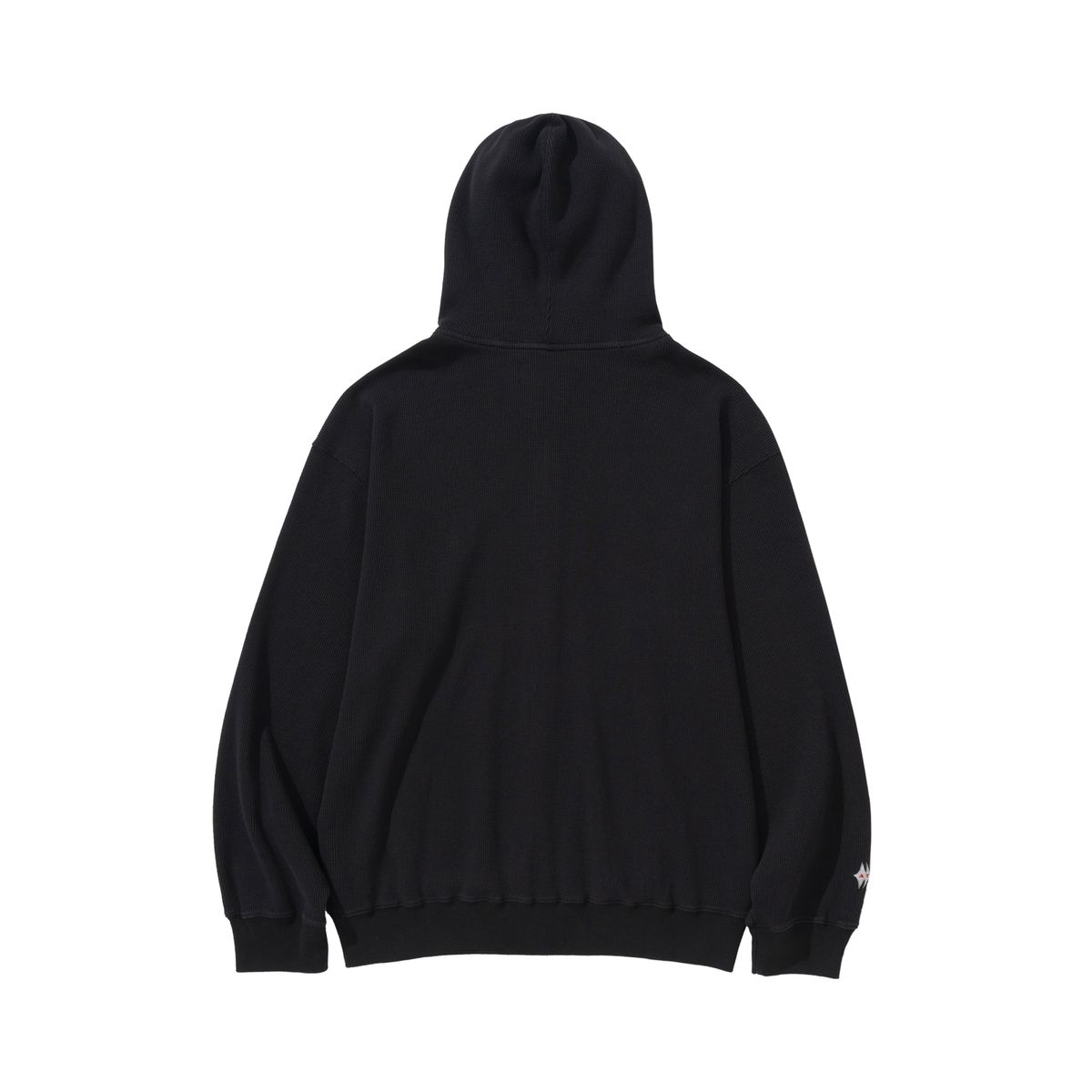 애프터매스(AFTERMATH) WAFFLE ZIP HOODIE (BLACK)