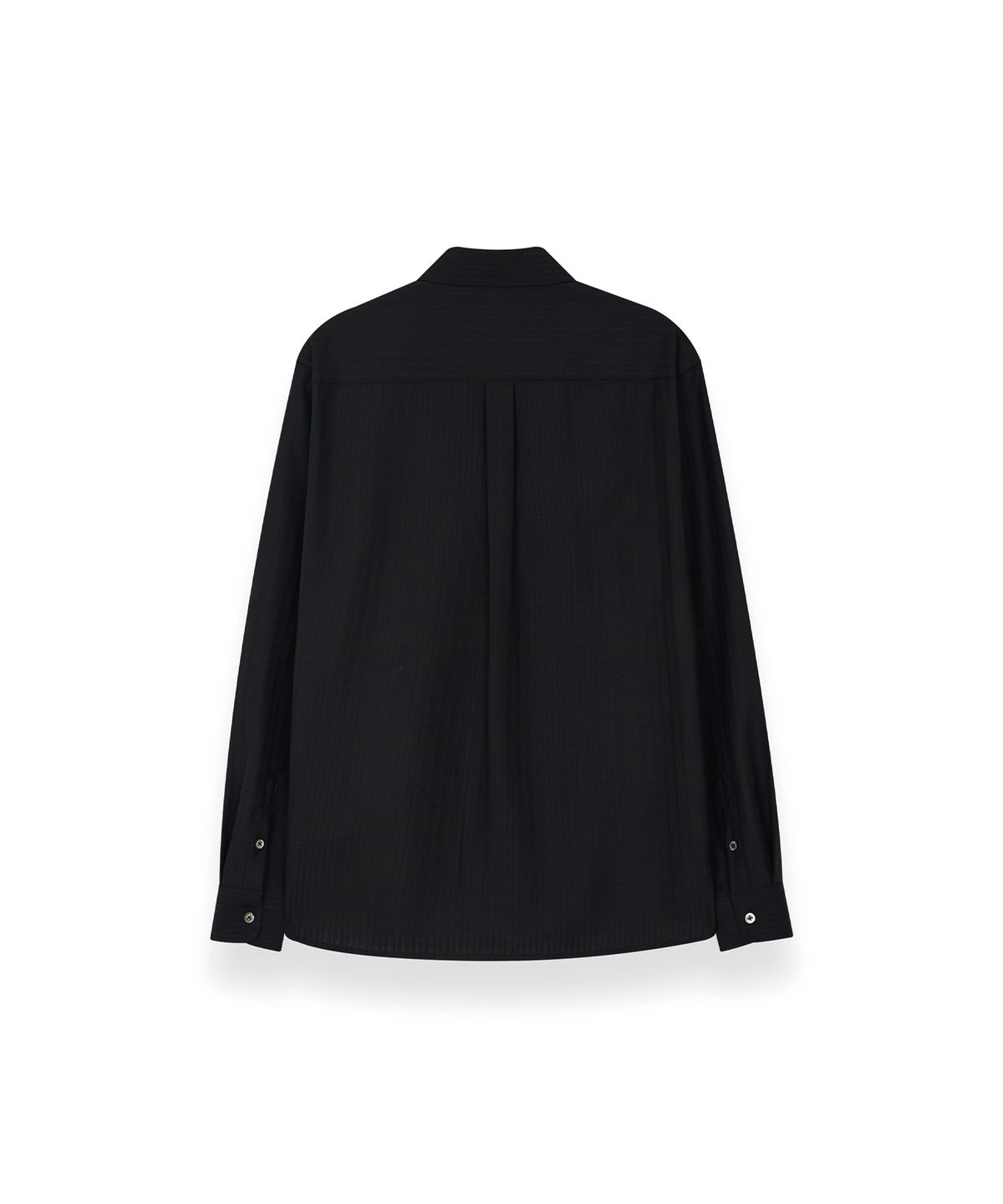 알포(R-4) R-0049 / LUX-NOIR STRIPE SHIRTS(BLACK)