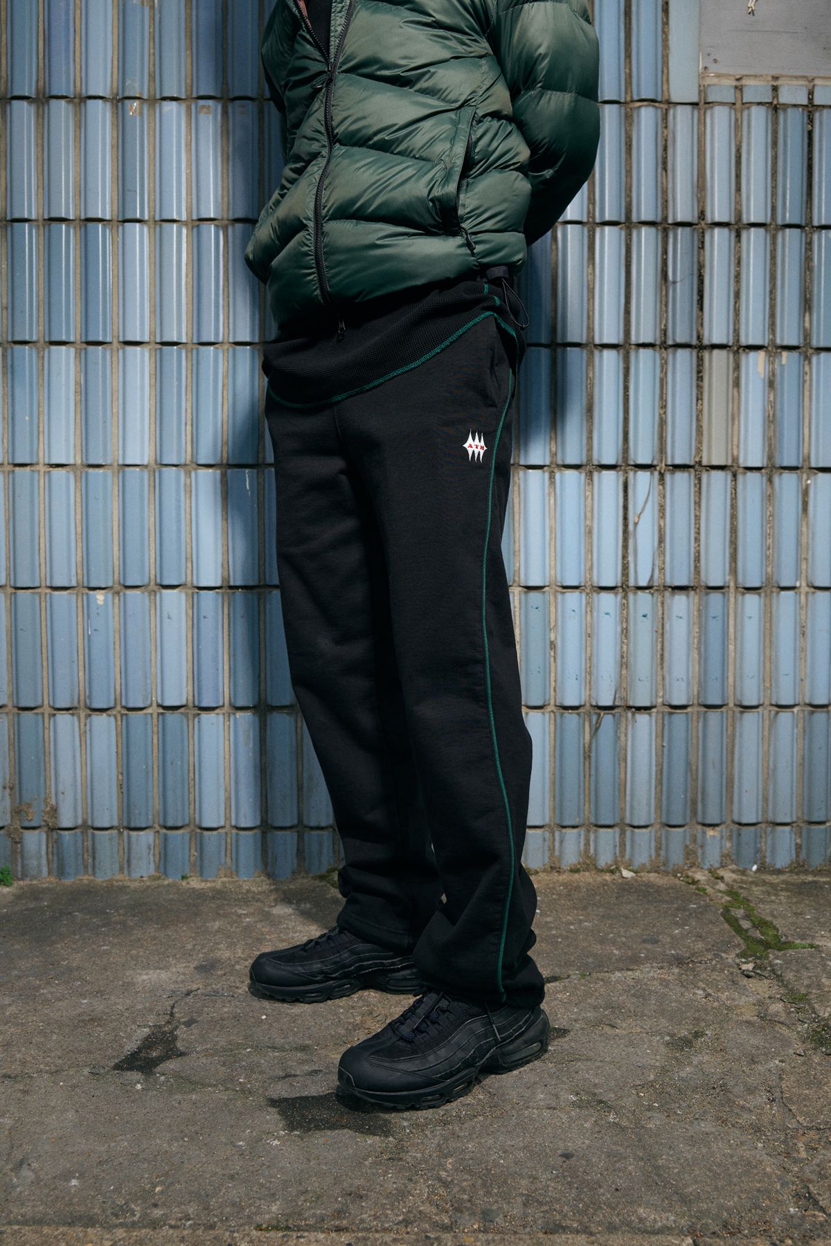애프터매스(AFTERMATH) STRING SWEAT PANTS (BLACK)