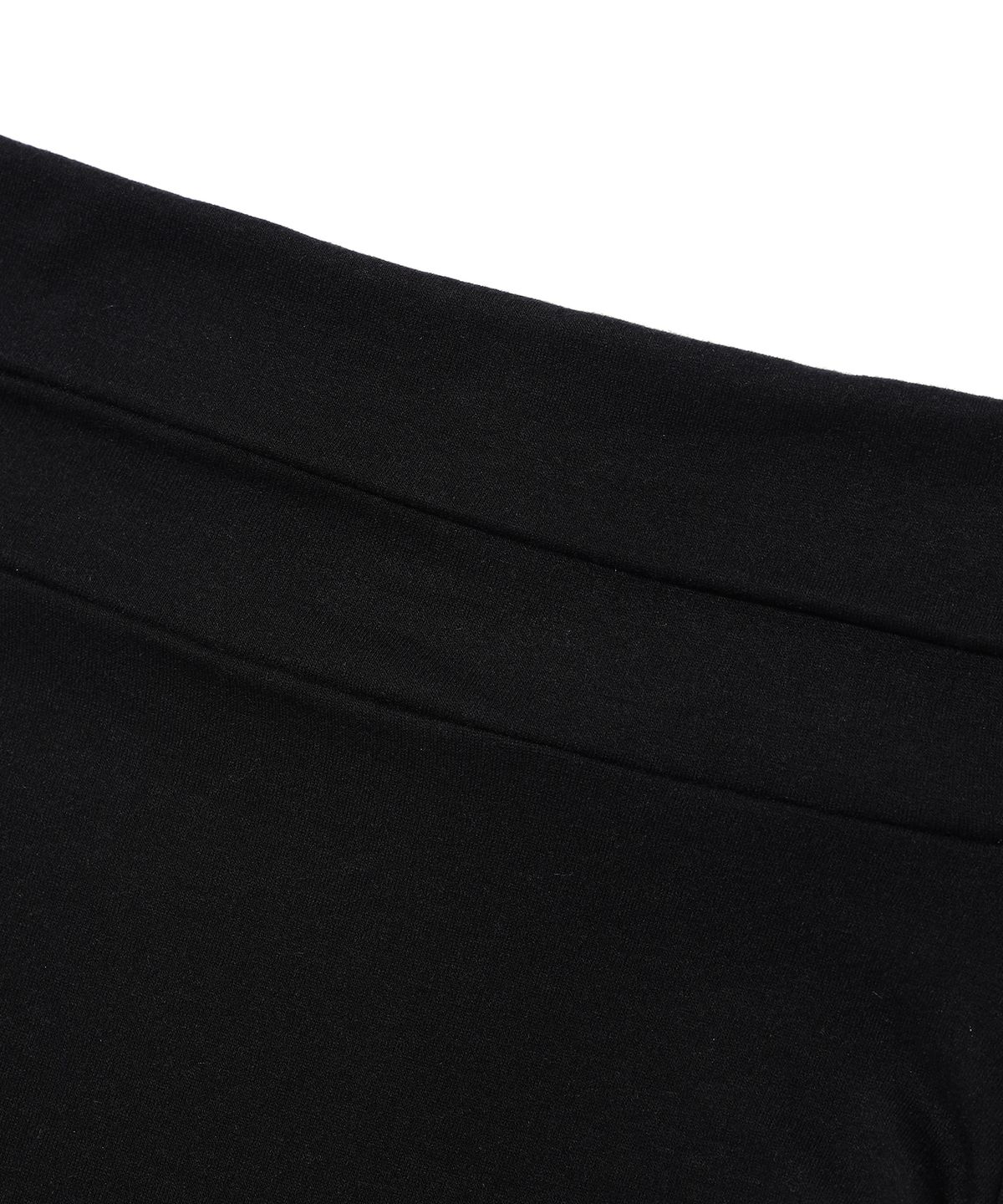 유희(YOUHEE) CUTOUT OFFSHOULDER LONG SLEEVE BLACK