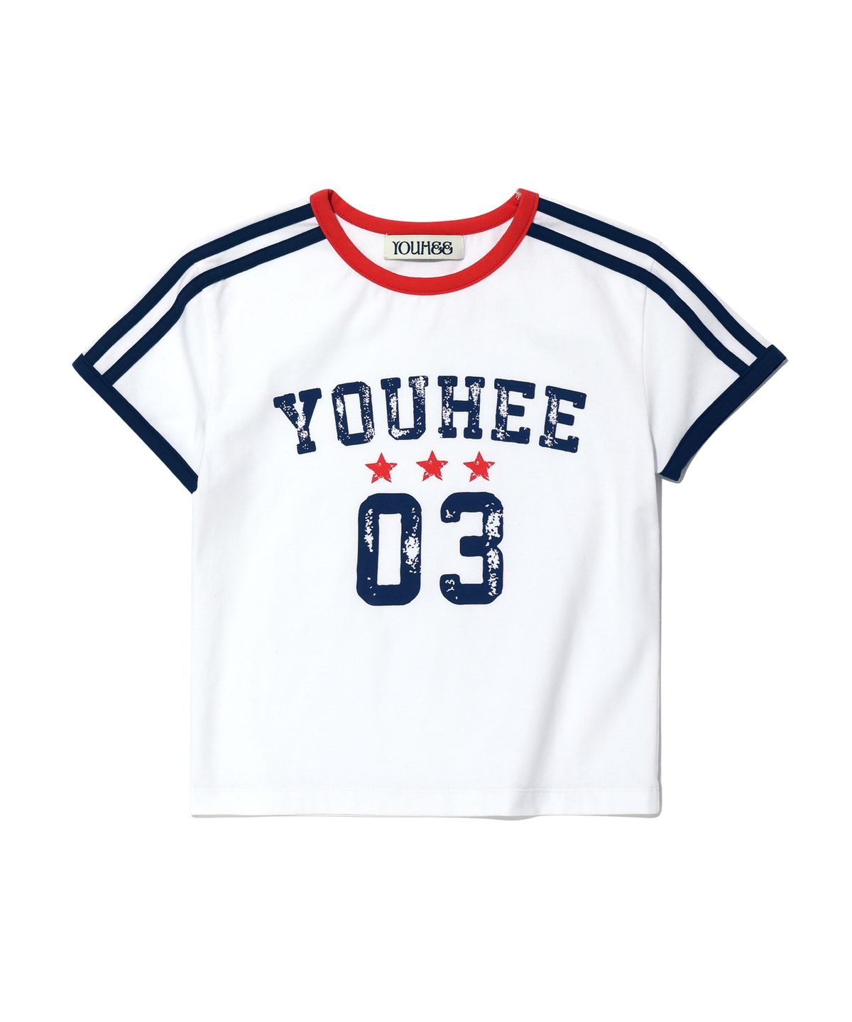 유희(YOUHEE) YOUHEE VINTAGE GRAPHIC JERSEY T-SHIRT WHITE