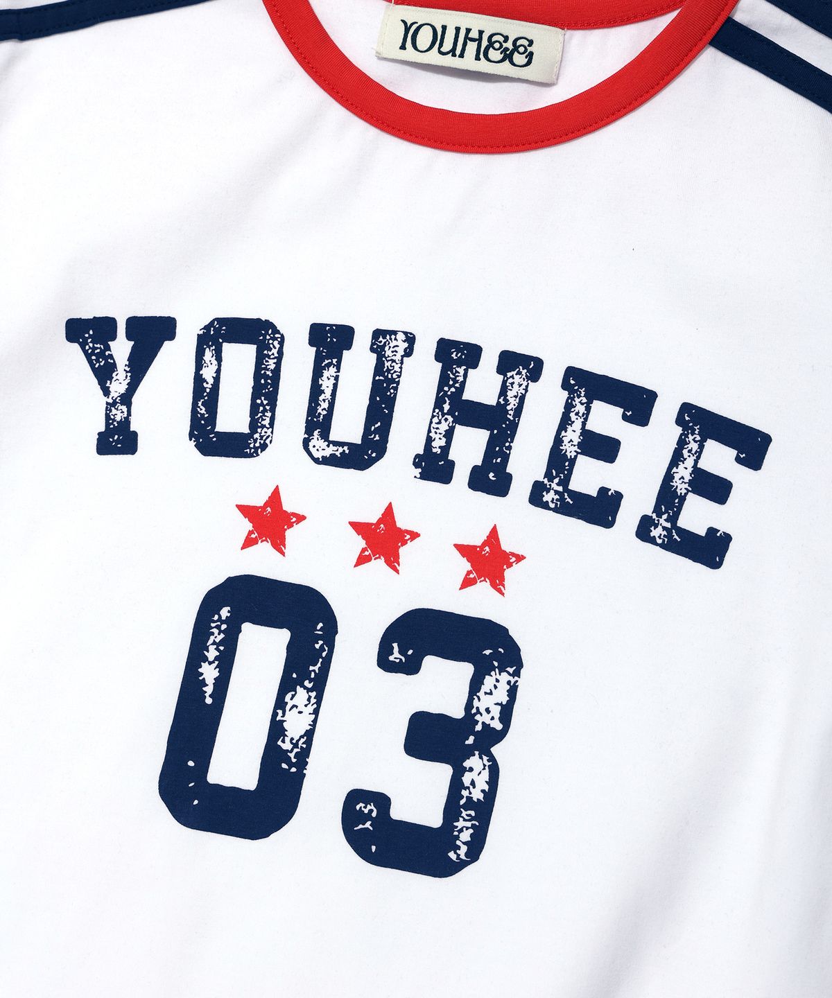 유희(YOUHEE) YOUHEE VINTAGE GRAPHIC JERSEY T-SHIRT WHITE