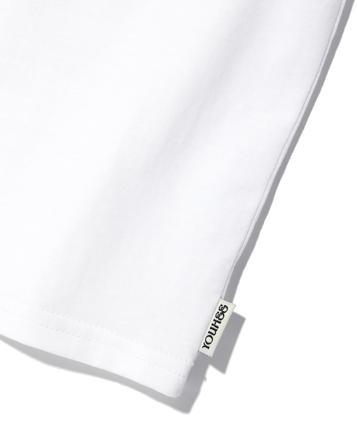 유희(YOUHEE) SMALL LETTERING T-SHIRT WHITE