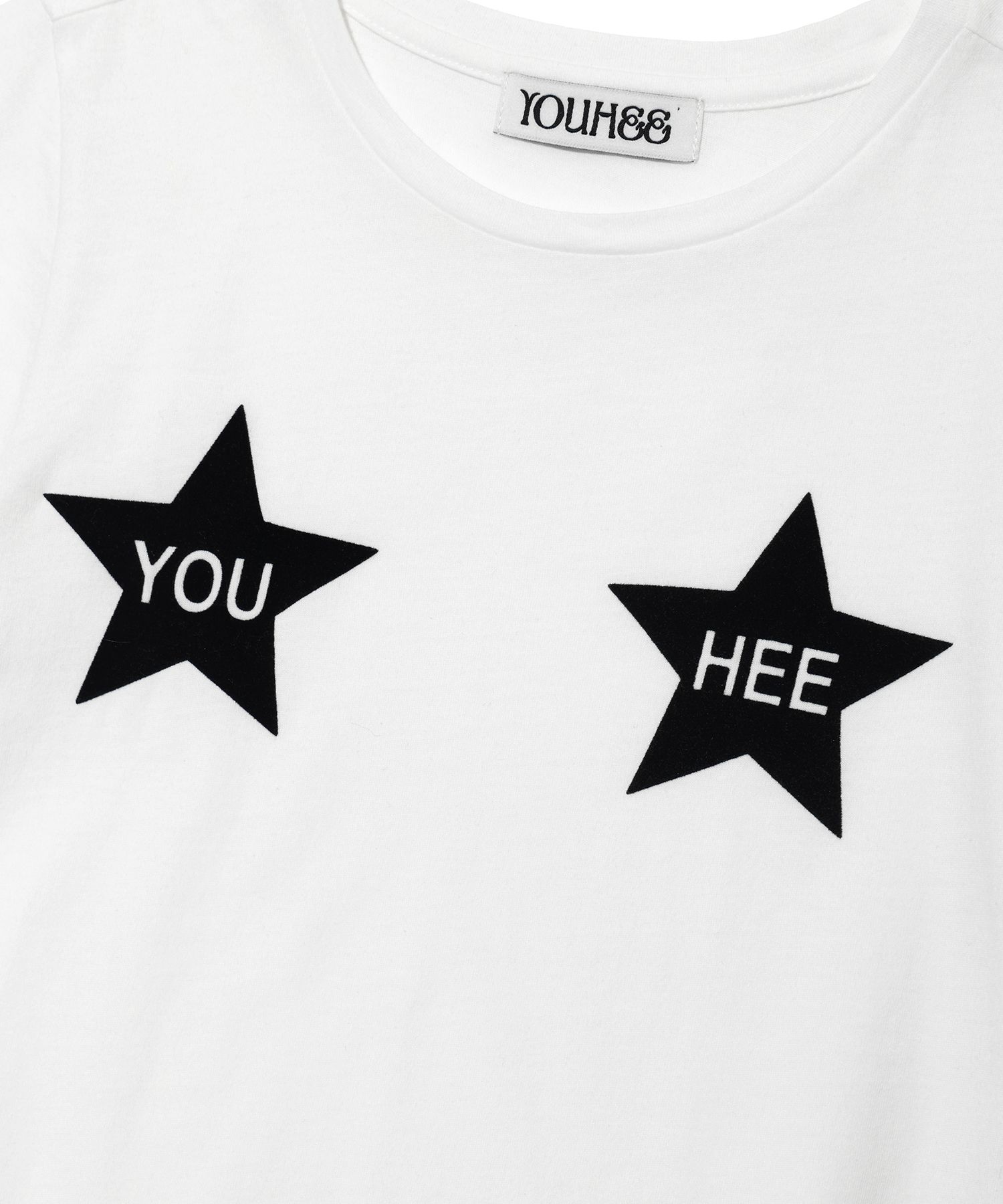 ★YOUHEE★ DOUBLE STAR GRAPHIC T-SHIRT MUSINSA | YOUHEE YOUHEE DOUBLE STAR GRAPHIC T-SHIRT WHITE