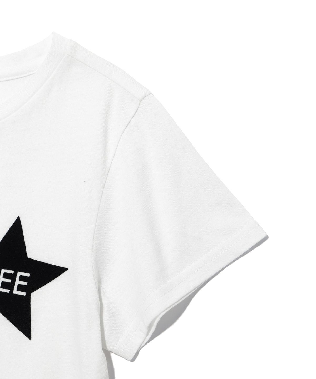 유희(YOUHEE) YOUHEE DOUBLE STAR GRAPHIC T-SHIRT WHITE