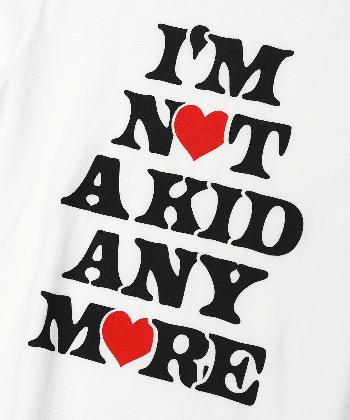 유희(YOUHEE) NOT A KID GRAPHIC T-SHIRT WHITE