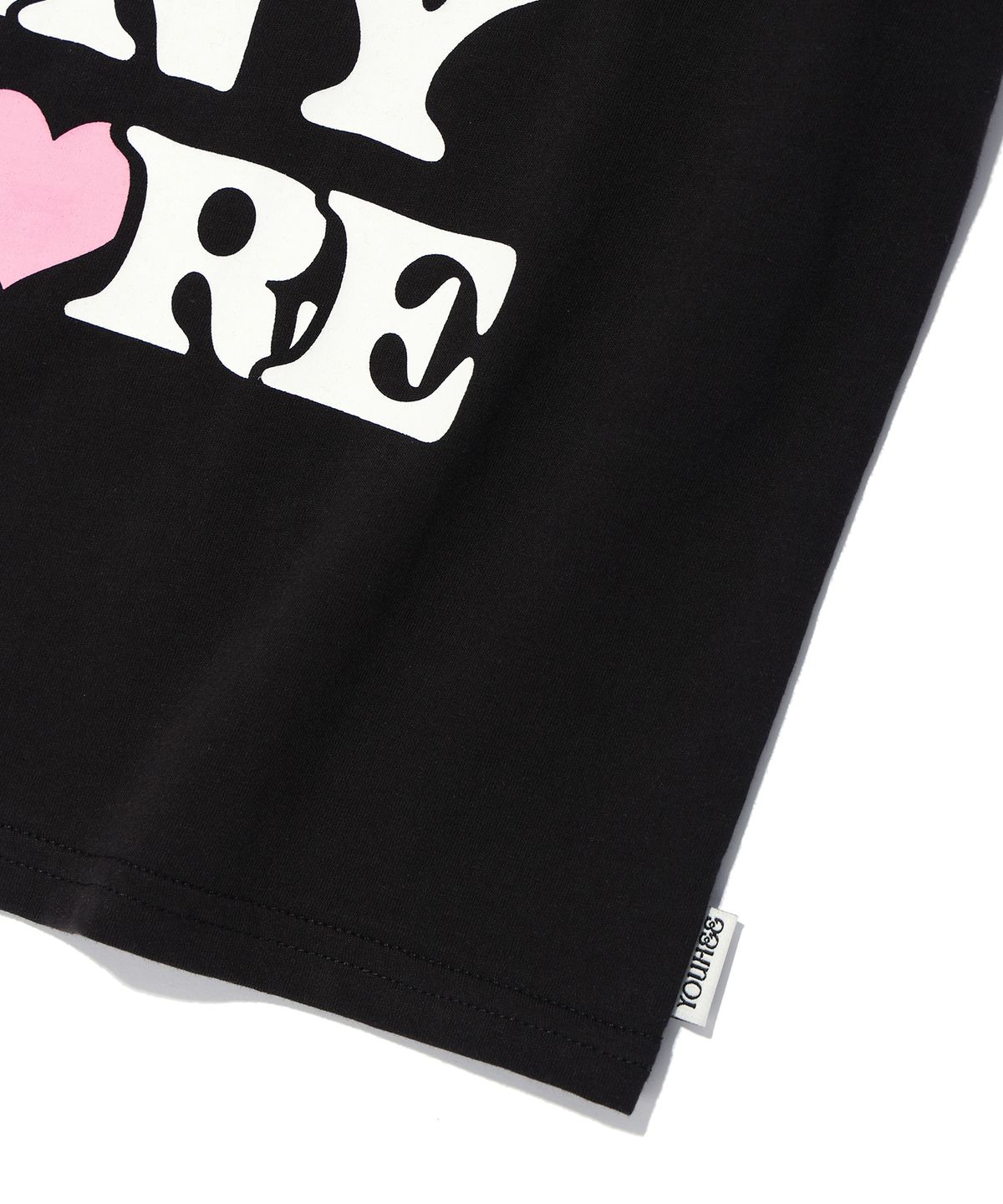 유희(YOUHEE) NOT A KID GRAPHIC T-SHIRT BLACK