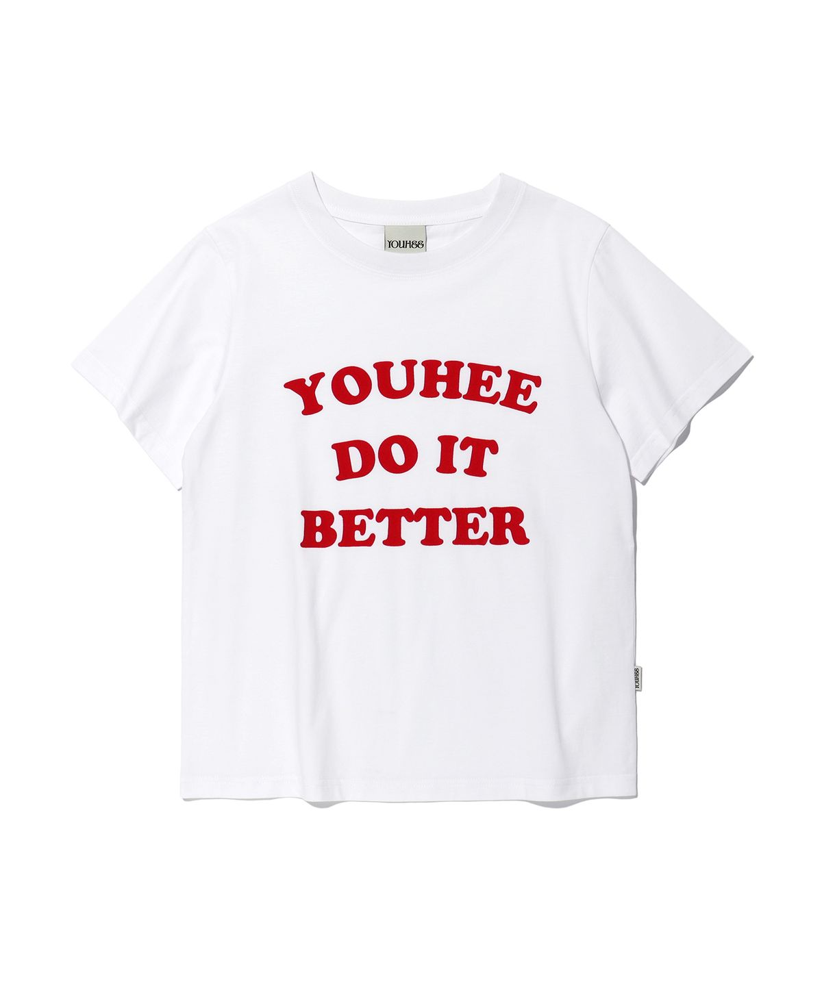 유희(YOUHEE) DO IT BETTER GRAPHIC T-SHIRT WHITE