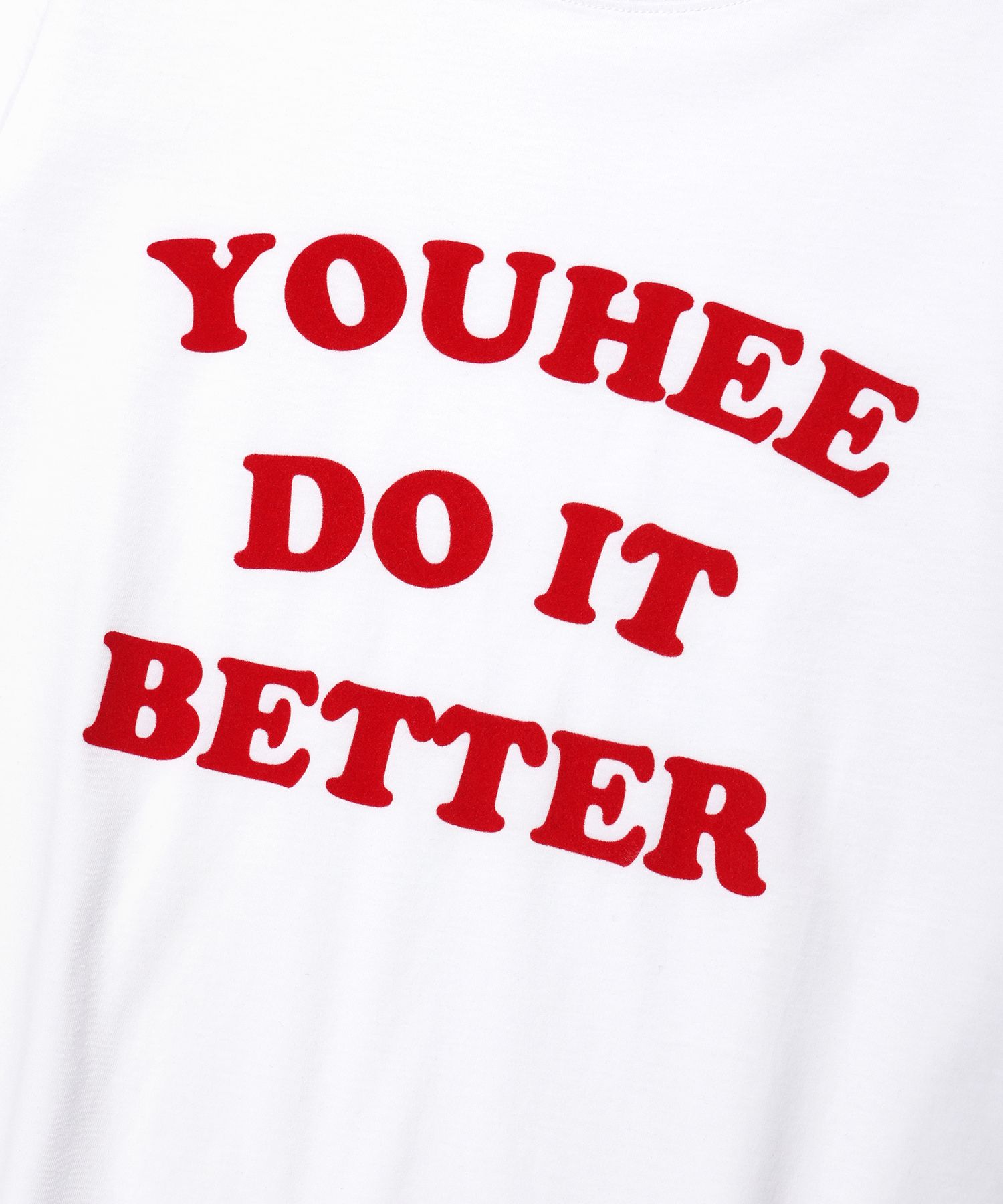 [YOUHEE] DO IT BETTER GRAPHIC T-SHIRT /追跡付 MUSINSA公式 | YOUHEE DO IT BETTER GRAPHIC T-SHIRT WHITE