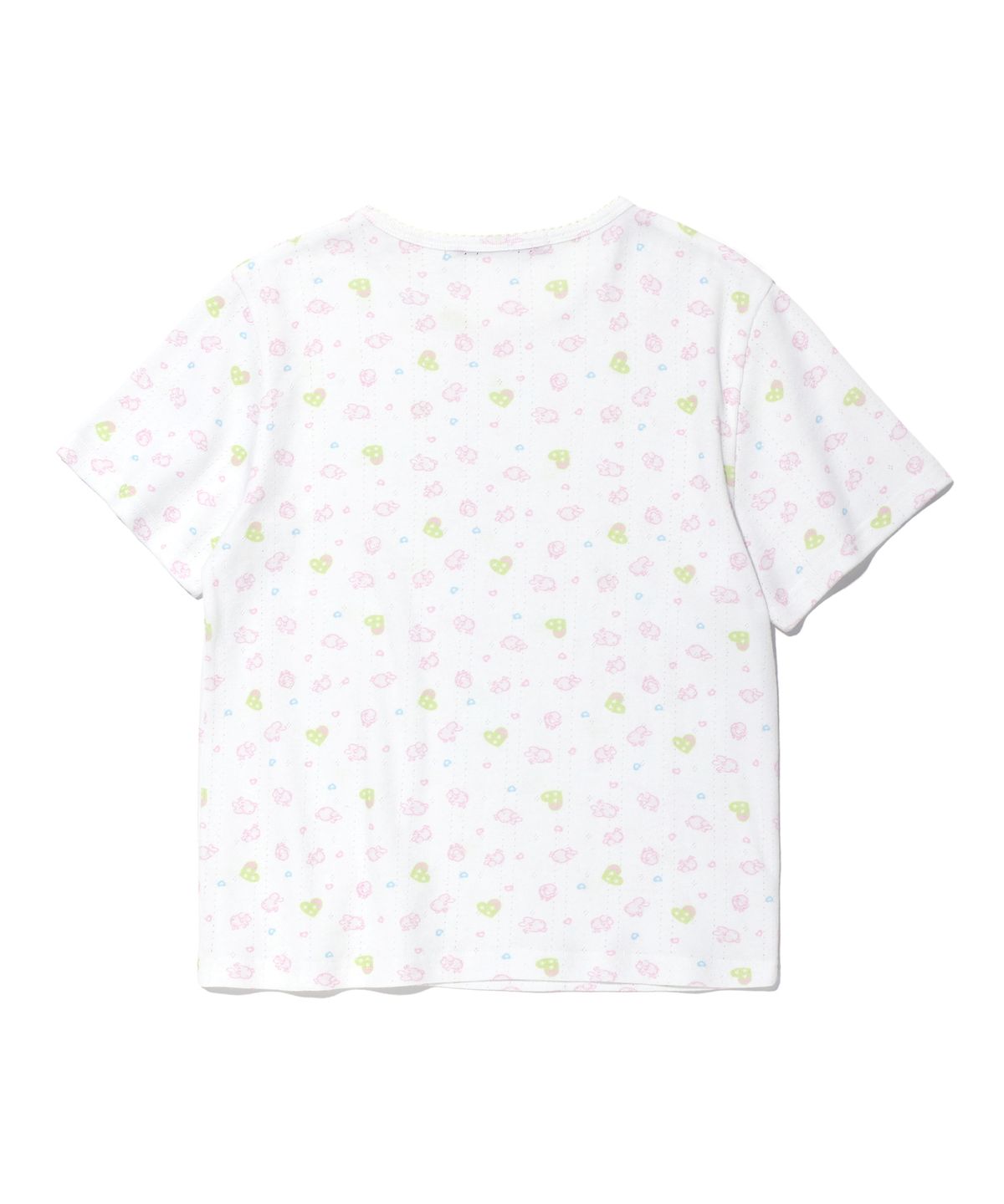 유희(YOUHEE) SHEEP PATTERN T-SHIRTS WHITE