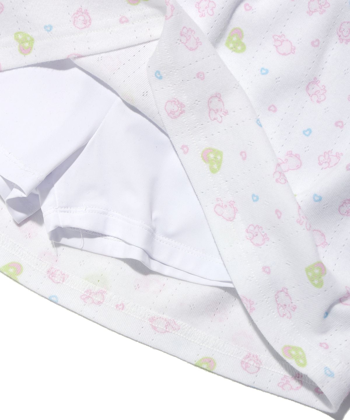 유희(YOUHEE) SHEEP PATTERN SKIRT WHITE