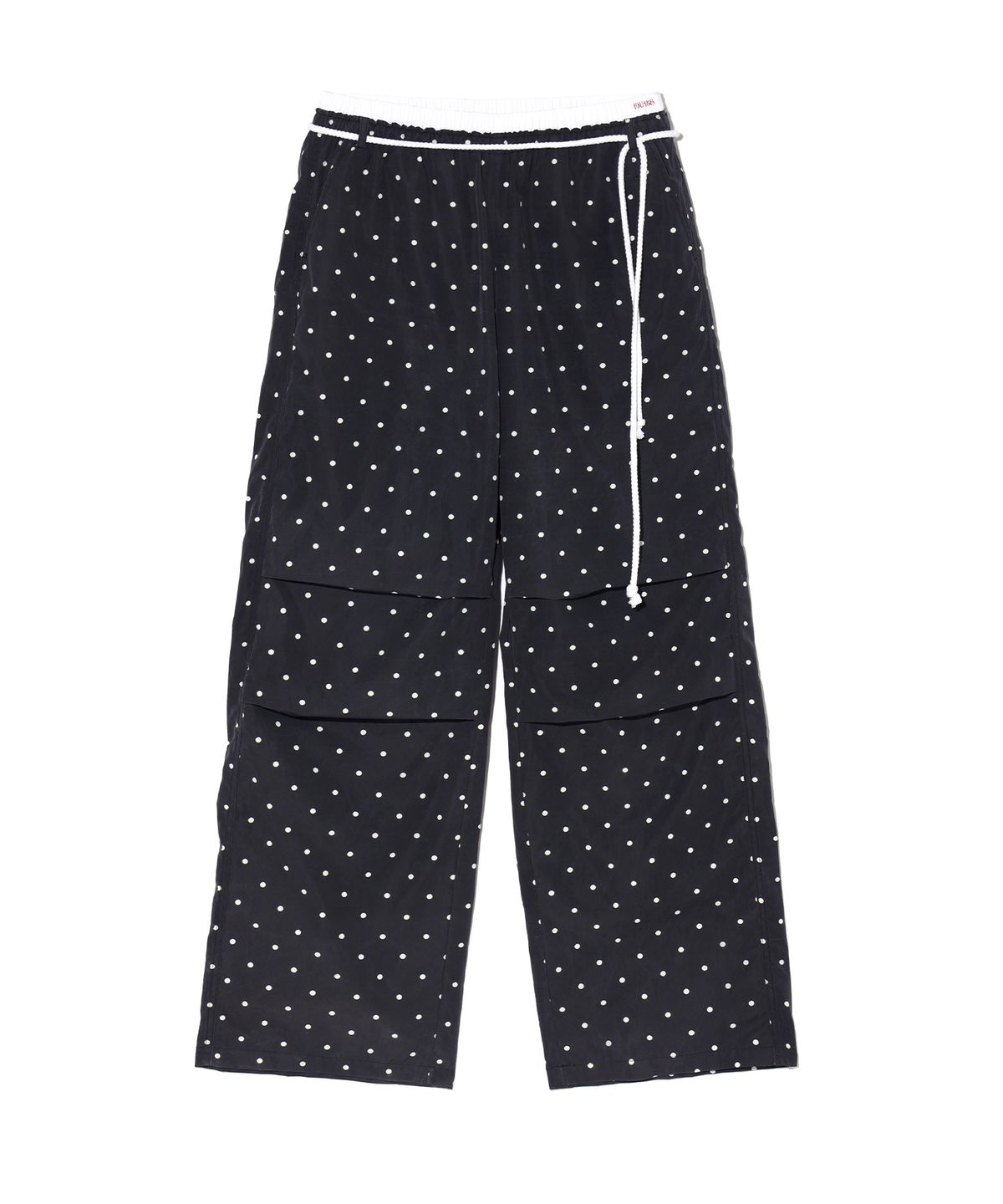 유희(YOUHEE) [3COLORS] COTTON LAYERED BANDING WIDE PANTS
