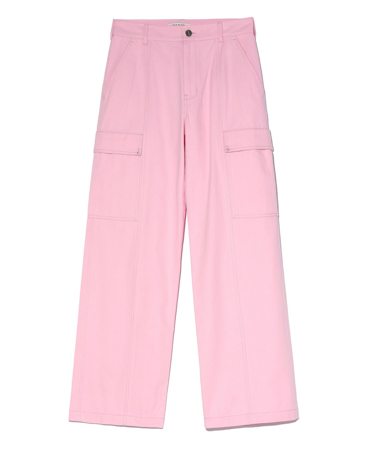 유희(YOUHEE) COTTON CARGO PANTS PINK