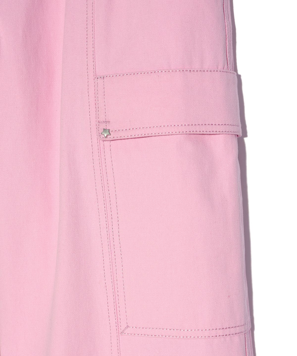 유희(YOUHEE) COTTON CARGO PANTS PINK