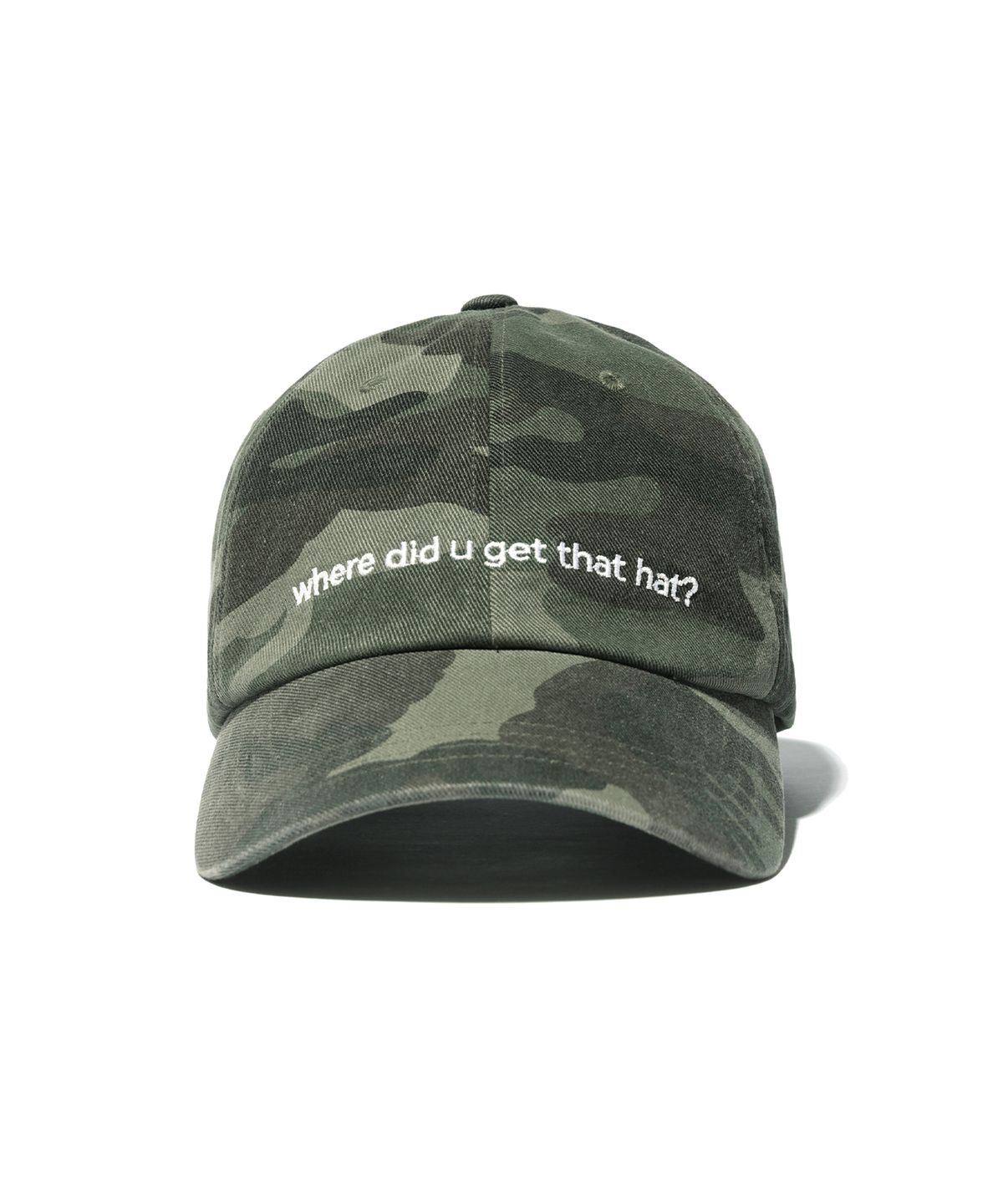 유희(YOUHEE) LETTERING BALL CAP KHAKI