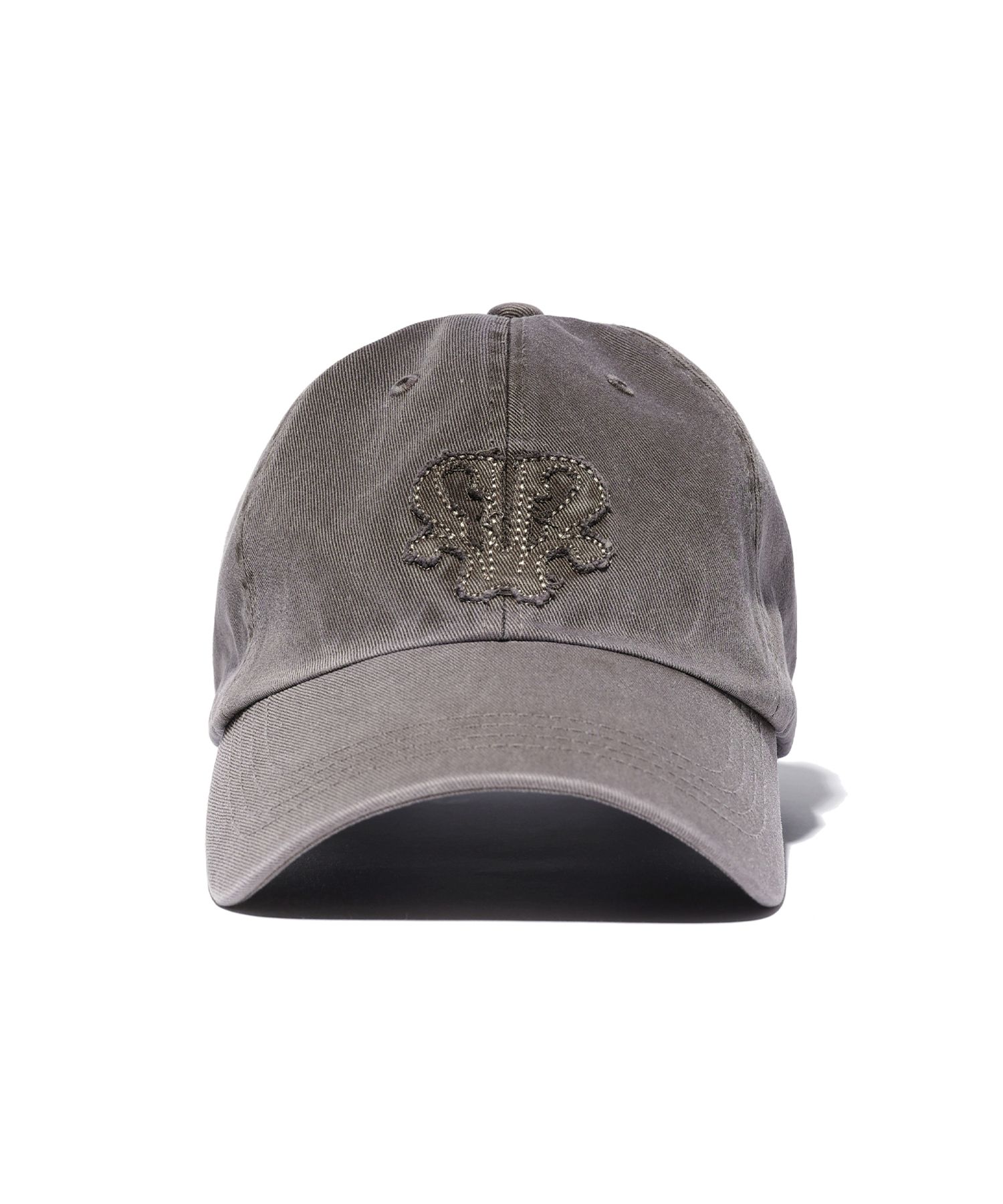 MUSINSA | YOUHEE SYMBOL DYED BALL CAP BROWN