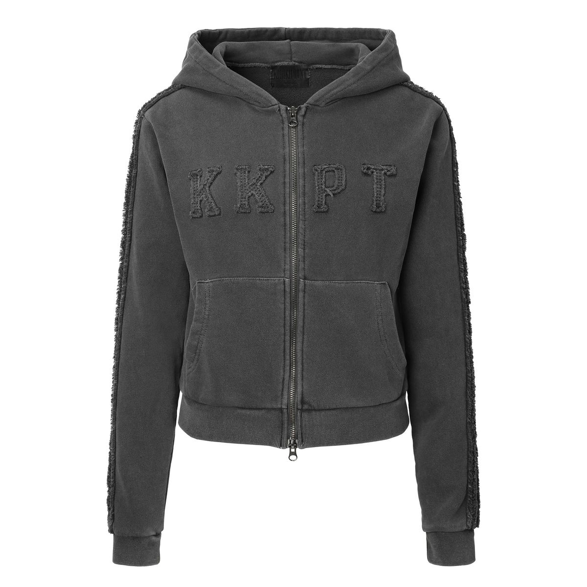 카키포인트(KHAKIPOINT) Pigment Hood Zip-up (charcoal)