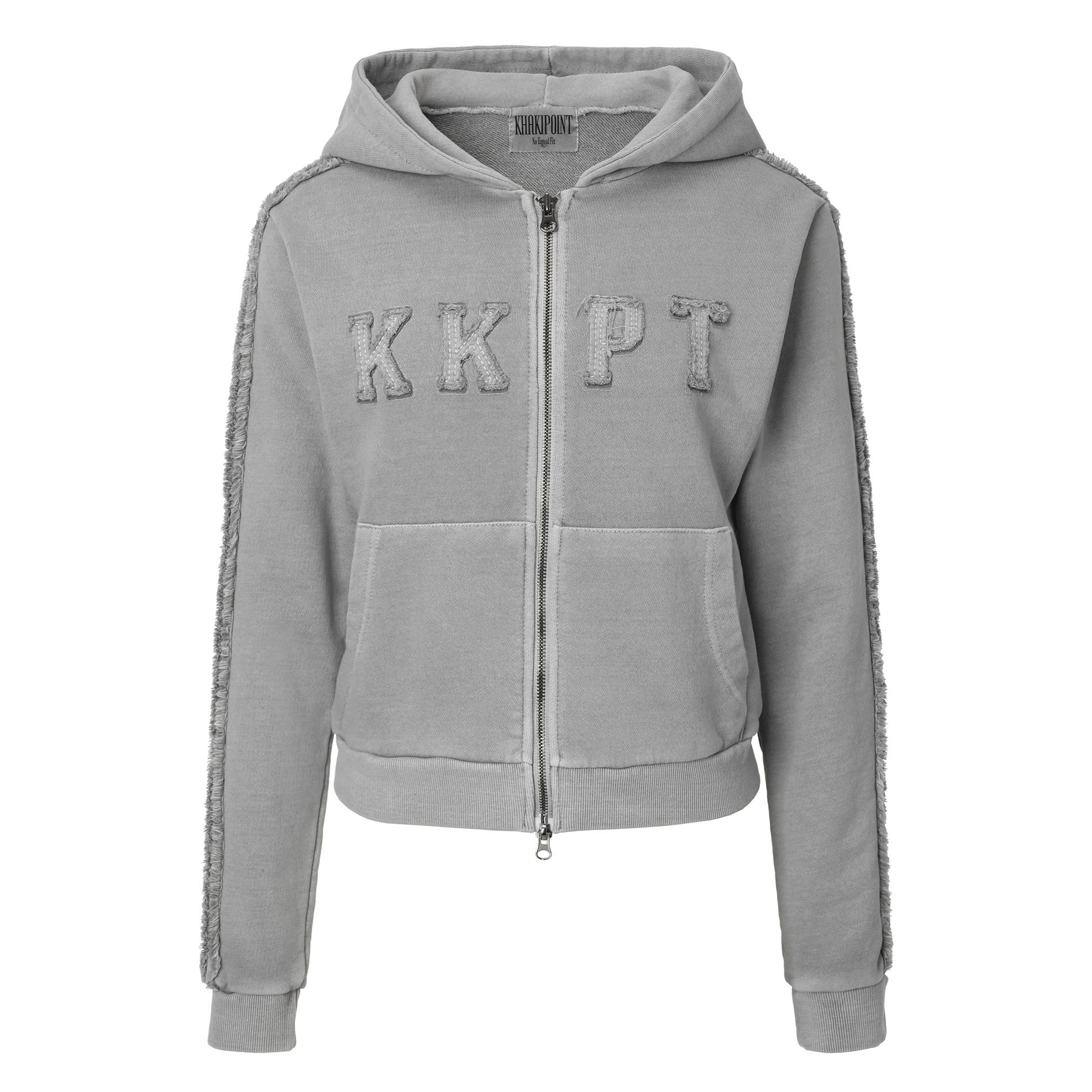 [ EZKATON ]★RUNNING PIGMENT HOOD ZIP-UP MUSINSA | KHAKIPOINT Pigment Hood Zip-up (light gray)
