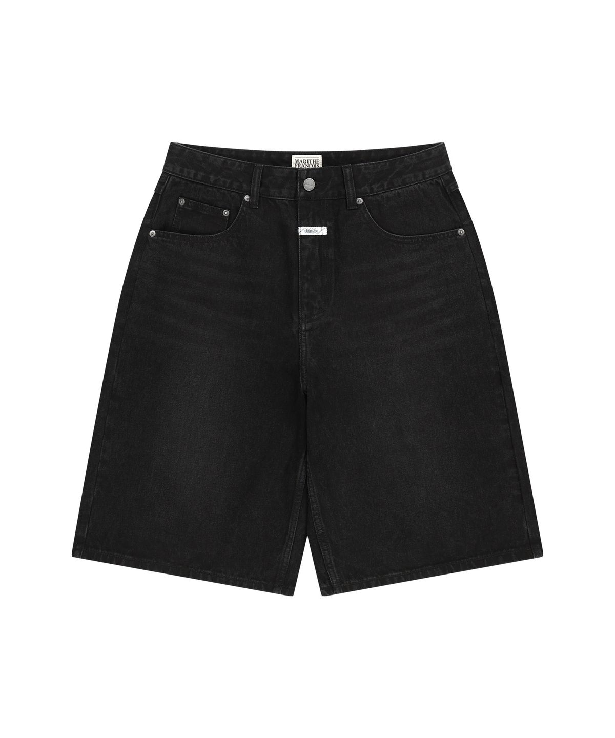 마리떼 프랑소와 저버(MARITHÉ + FRANҪOIS GIRBAUD) M BERMUDA DENIM PANTS black