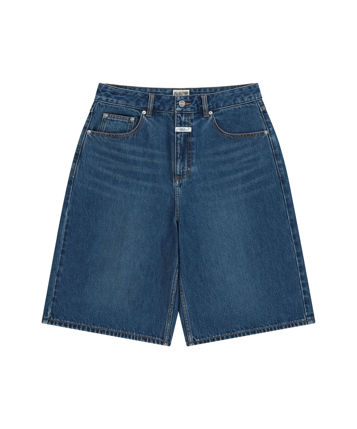 마리떼 프랑소와 저버(MARITHÉ + FRANҪOIS GIRBAUD) M BERMUDA DENIM PANTS blue