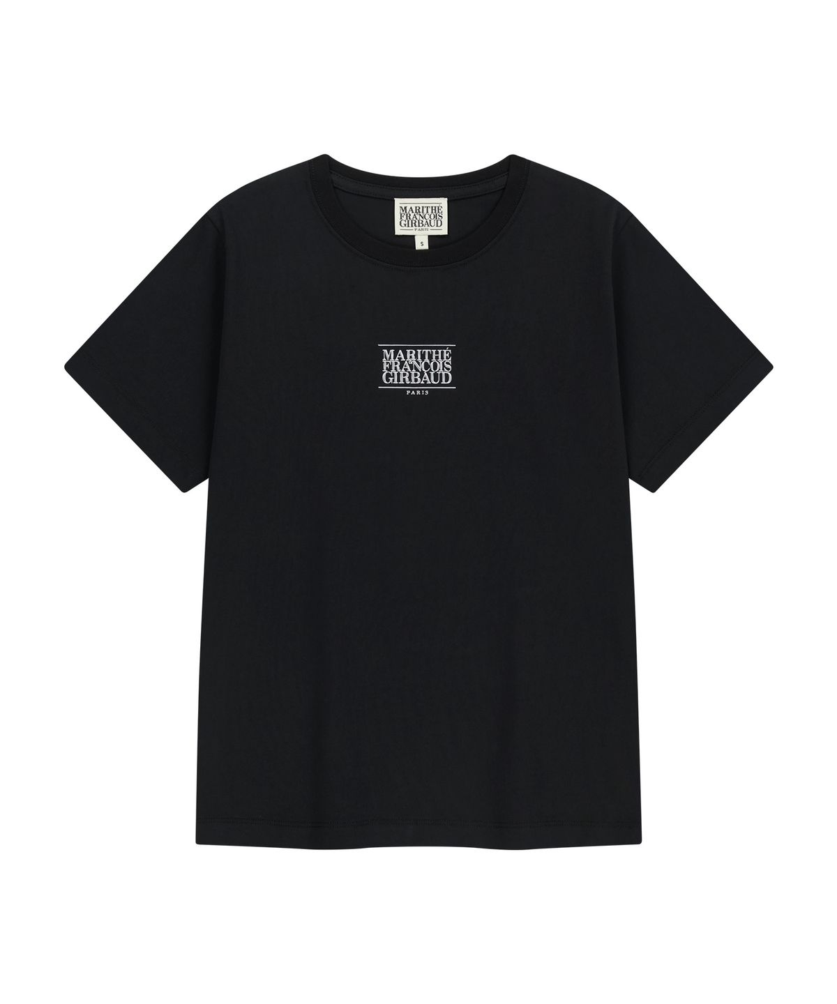 마리떼 프랑소와 저버(MARITHÉ + FRANҪOIS GIRBAUD) W SMALL CLASSIC LOGO TEE black
