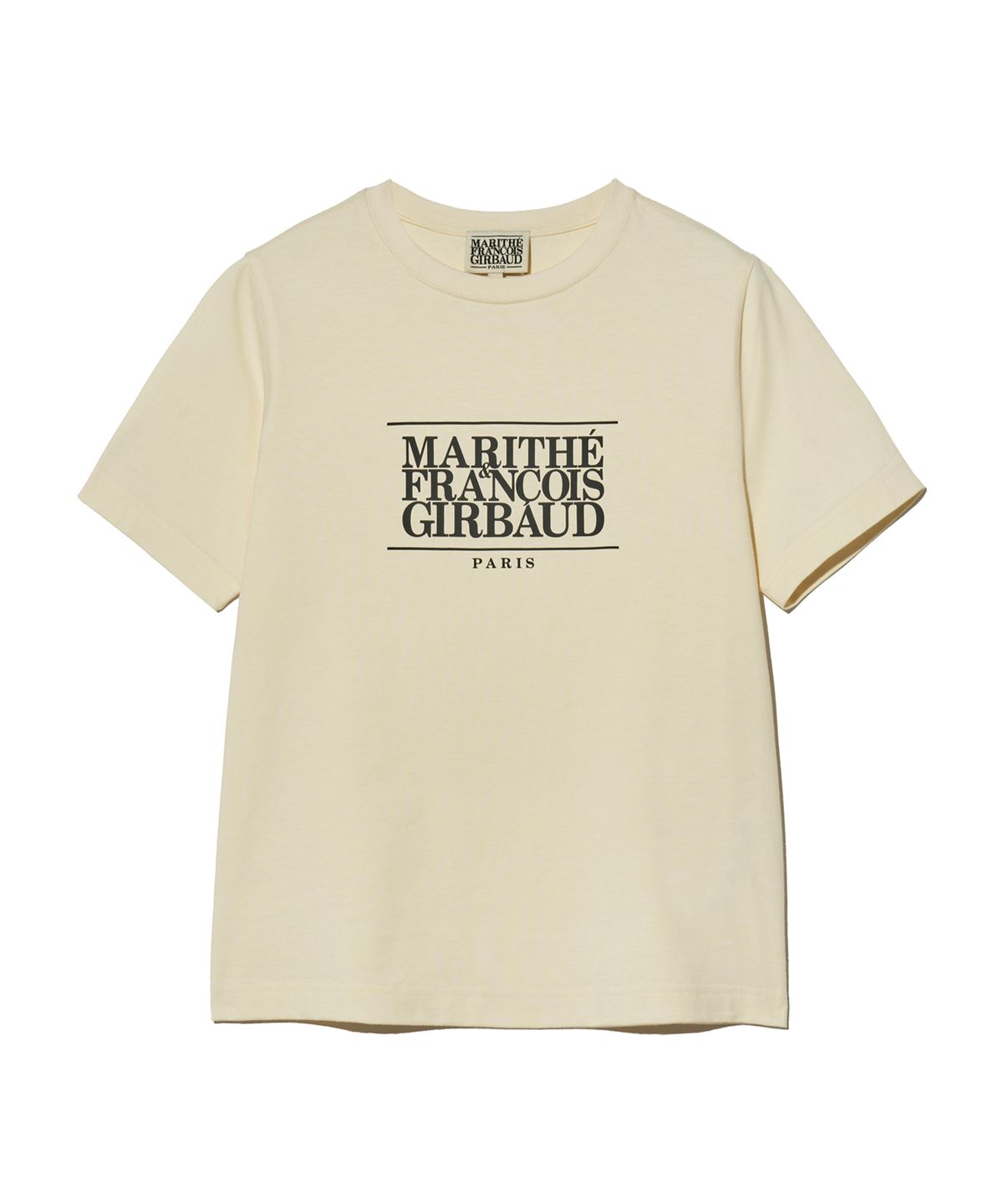 마리떼 프랑소와 저버(MARITHÉ + FRANҪOIS GIRBAUD) W CLASSIC LOGO TEE cream