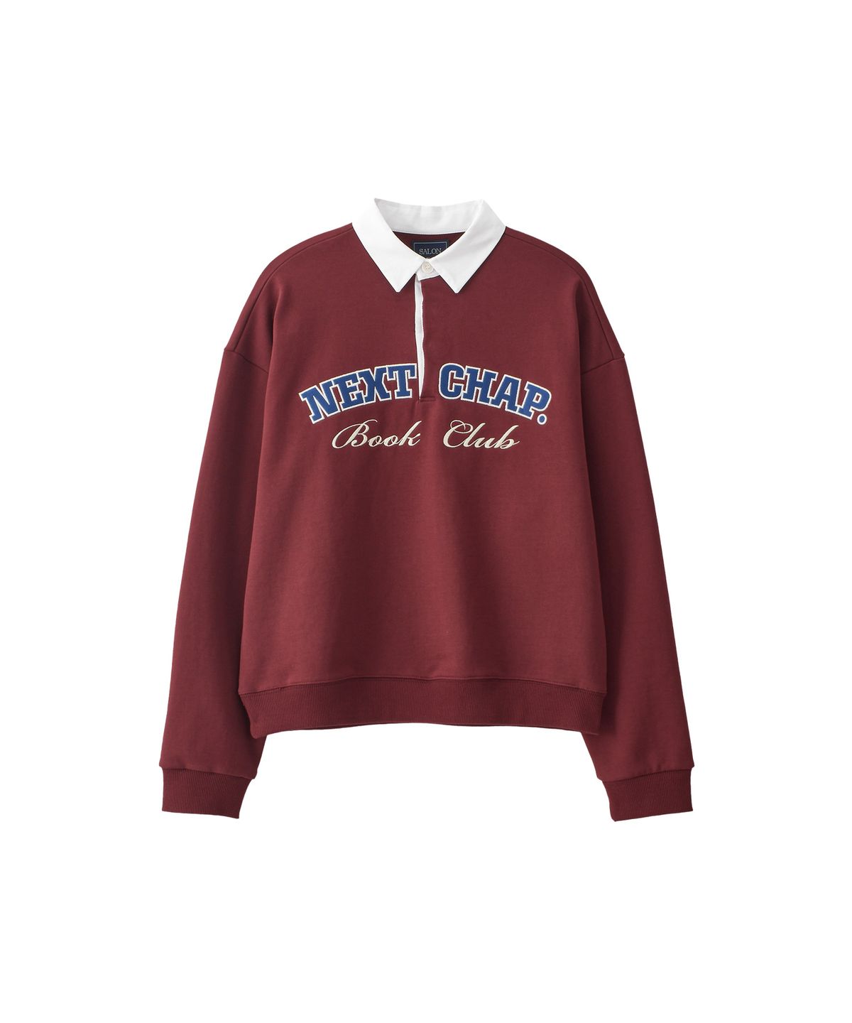 살롱 드 욘(SALON DE YOHN) Next Chapter Shirt Collar Sweatshirt_ Burgundy