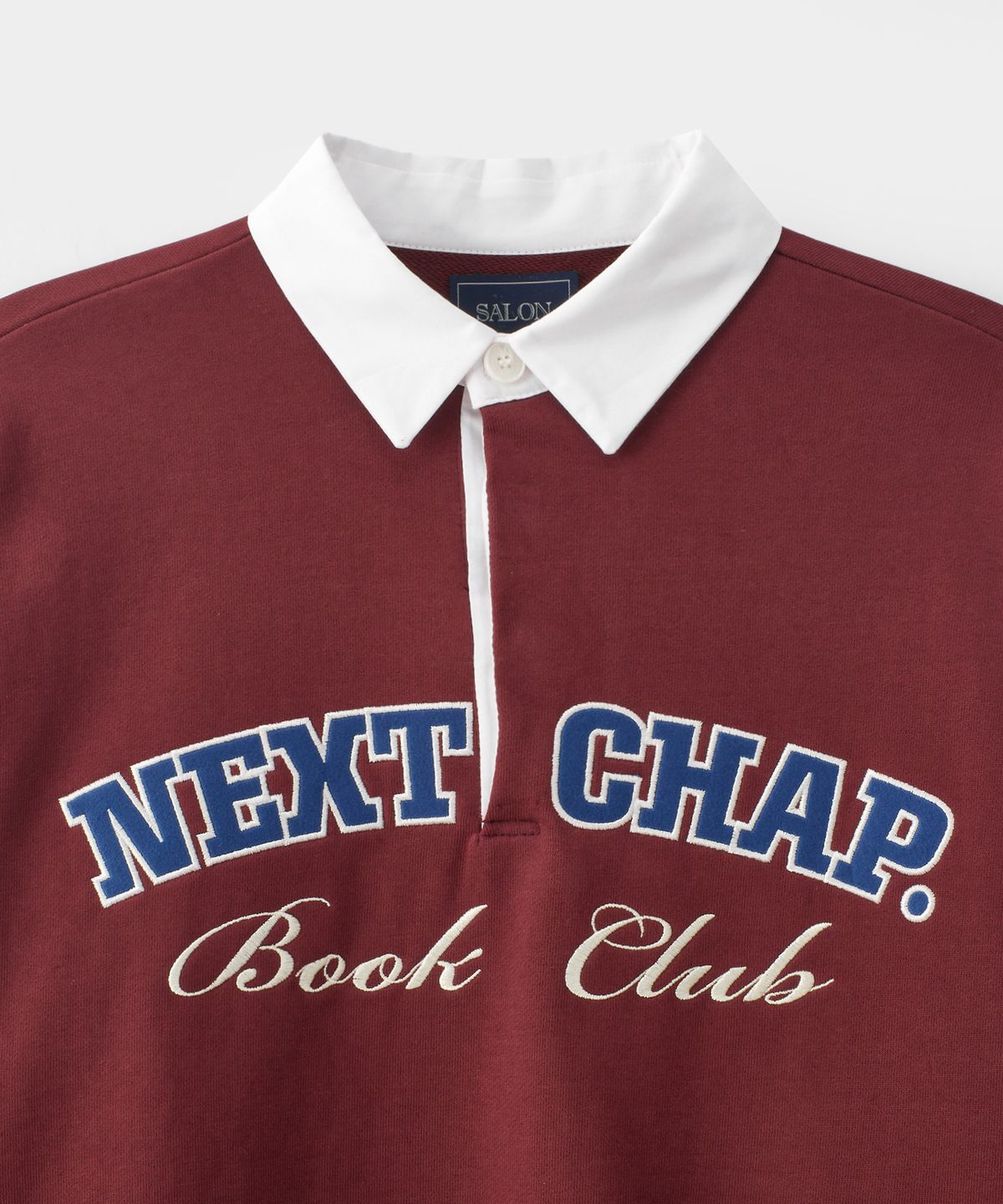살롱 드 욘(SALON DE YOHN) Next Chapter Shirt Collar Sweatshirt_ Burgundy