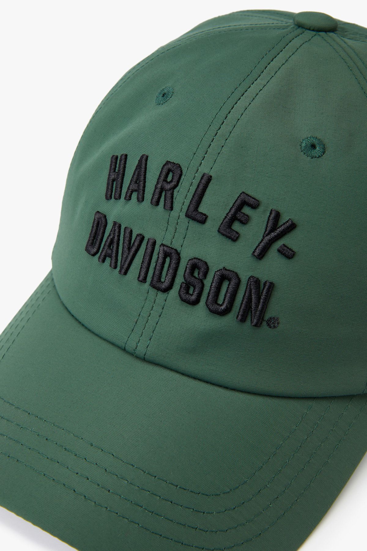 할리데이비슨 컬렉션스®(HARLEY-DAVIDSON COLLECTIONS®) 플랫 트랙 HD 나일론 볼캡 HH15181208_다크 그린 HH15181208