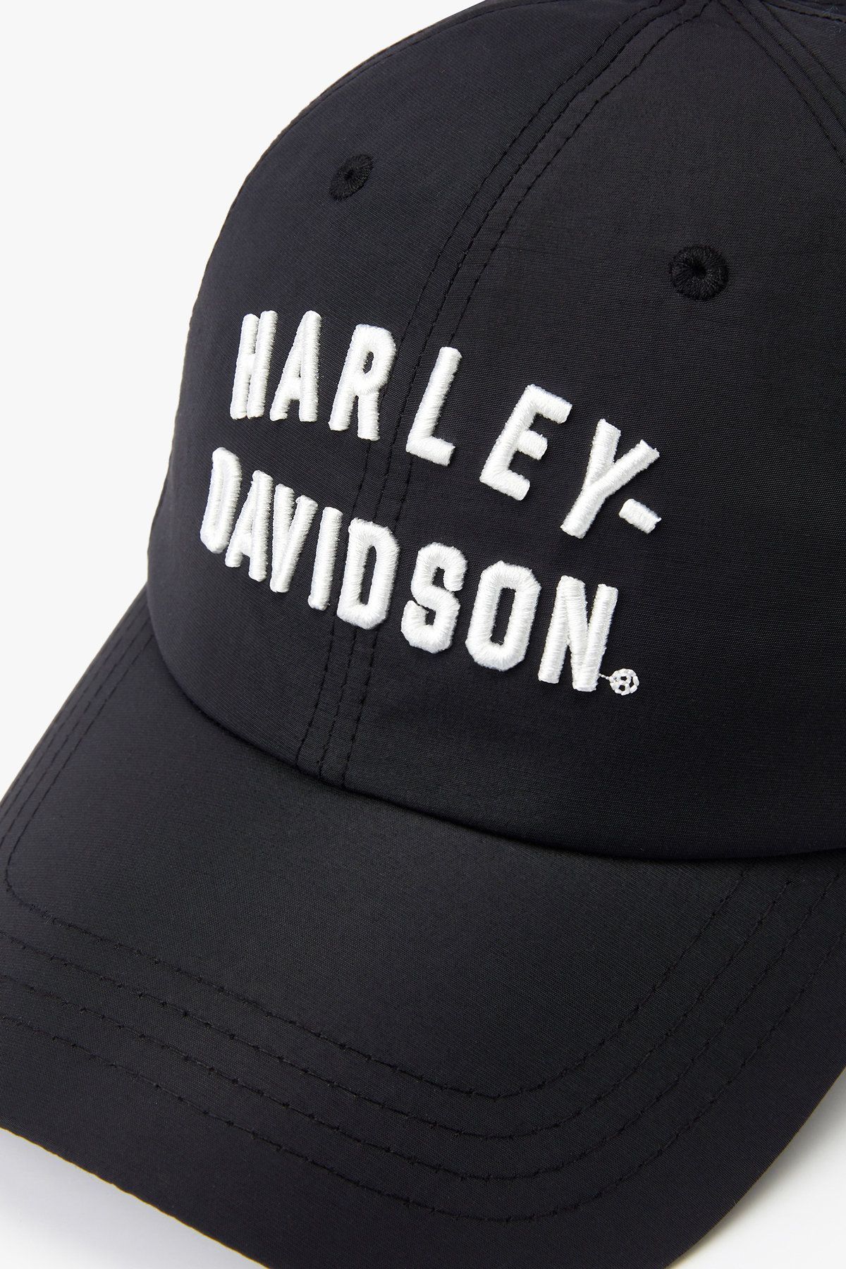 할리데이비슨 컬렉션스®(HARLEY-DAVIDSON COLLECTIONS®) 플랫 트랙 HD 나일론 볼캡 HH15181208_블랙 HH15181208