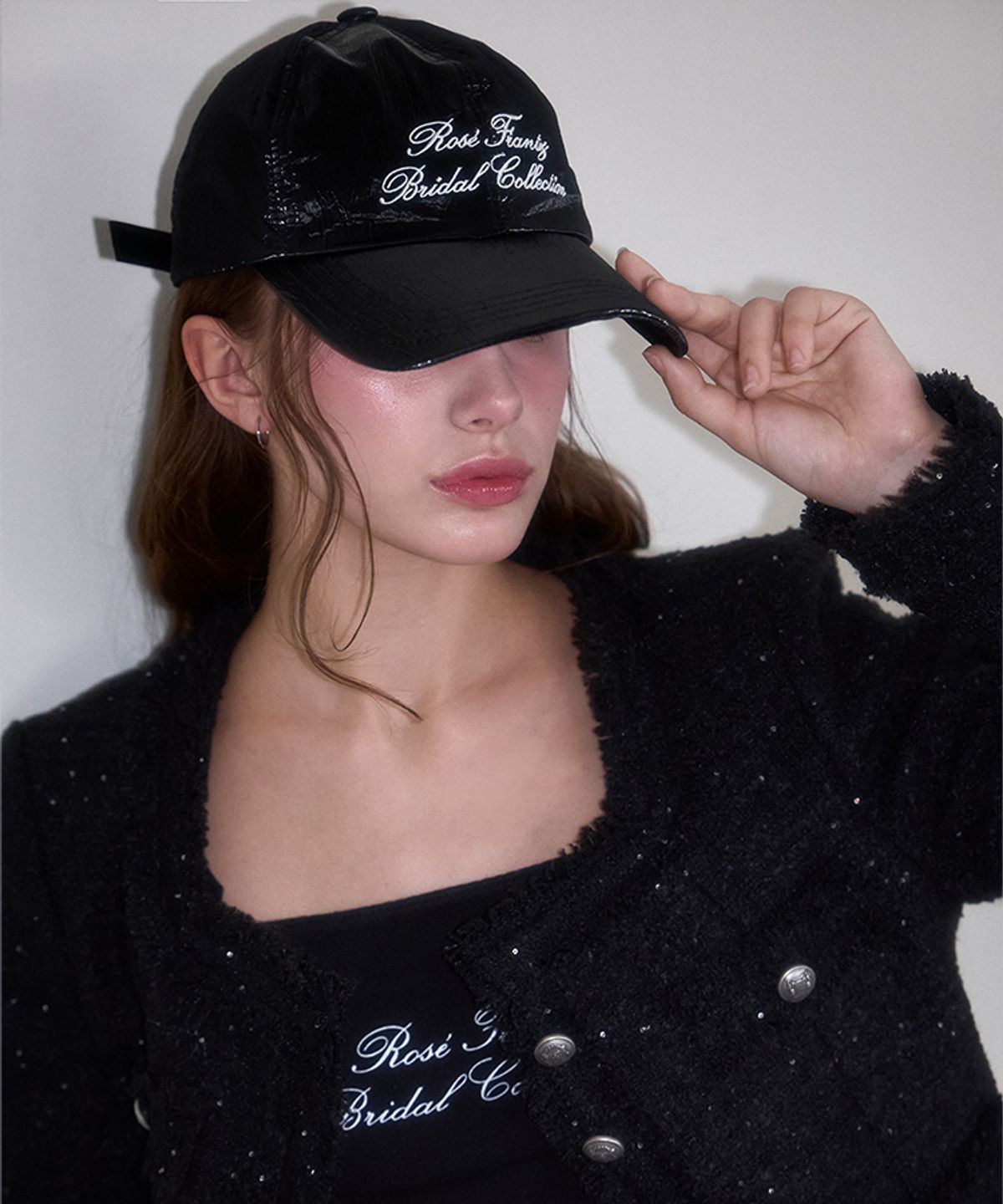 로제프란츠(ROSEFRANTZ) Bridal Ball Cap [Black]