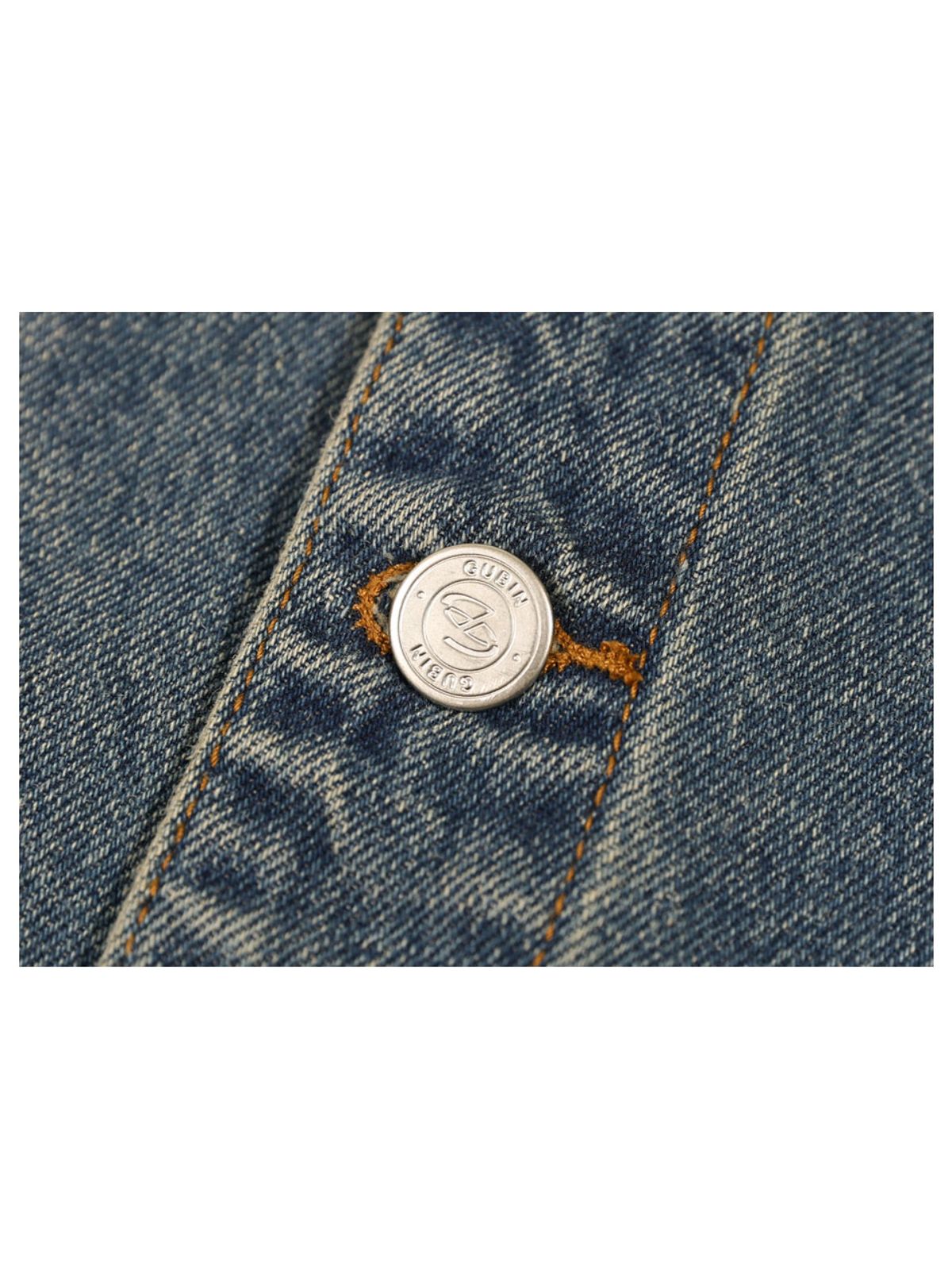 구빈(GUBIN) 샌드워싱 데님 셔츠 자켓