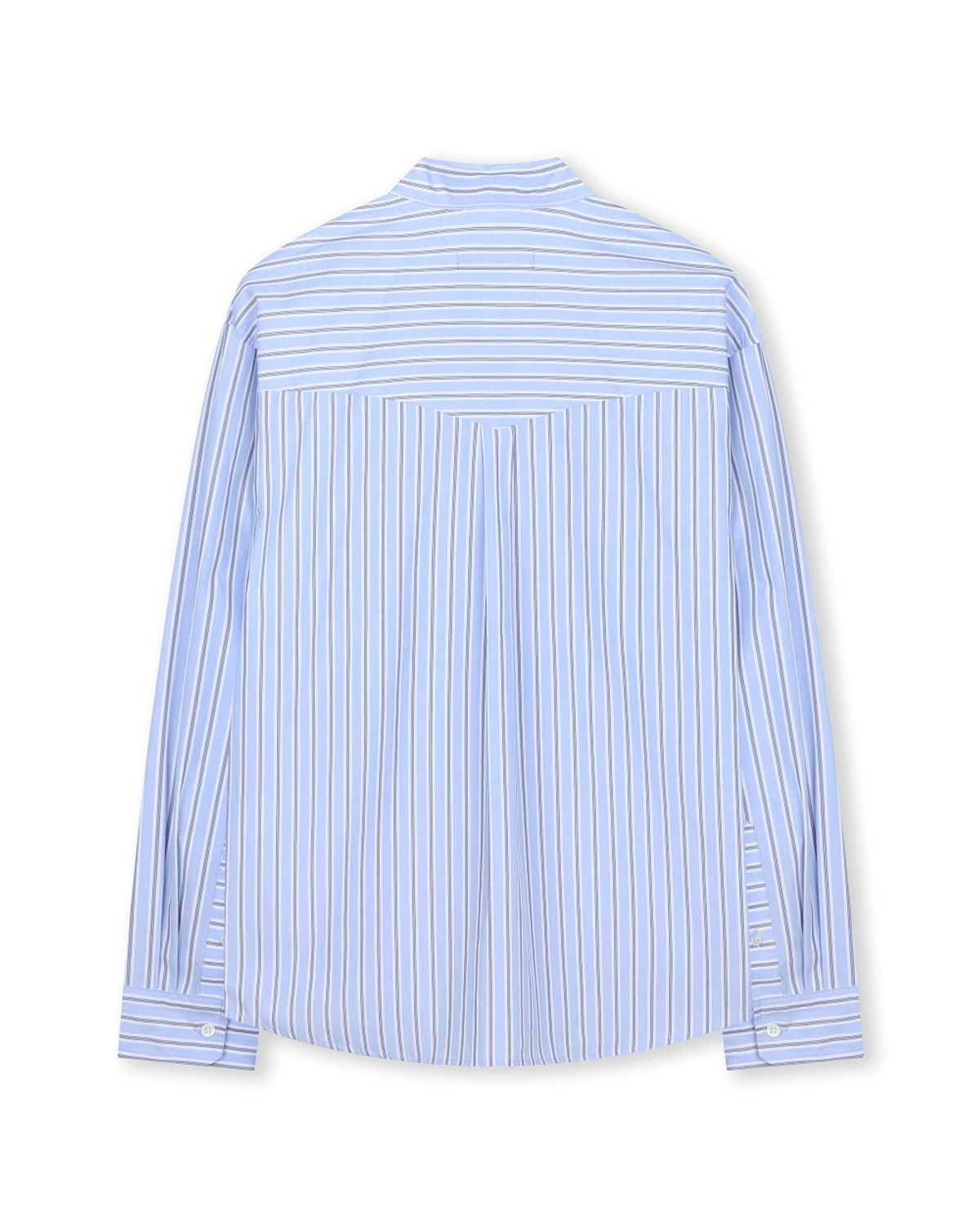 비슬로우(BESLOW) WESTERN STRIPE BUTTON DOWN SHIRTS SKY BLUE