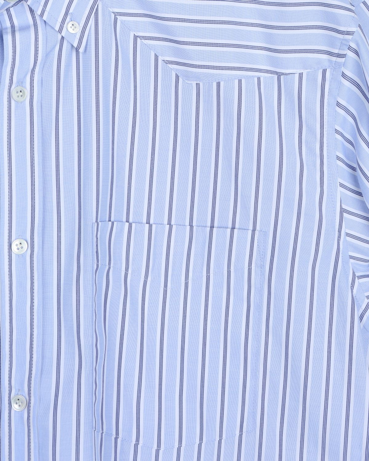 비슬로우(BESLOW) WESTERN STRIPE BUTTON DOWN SHIRTS SKY BLUE