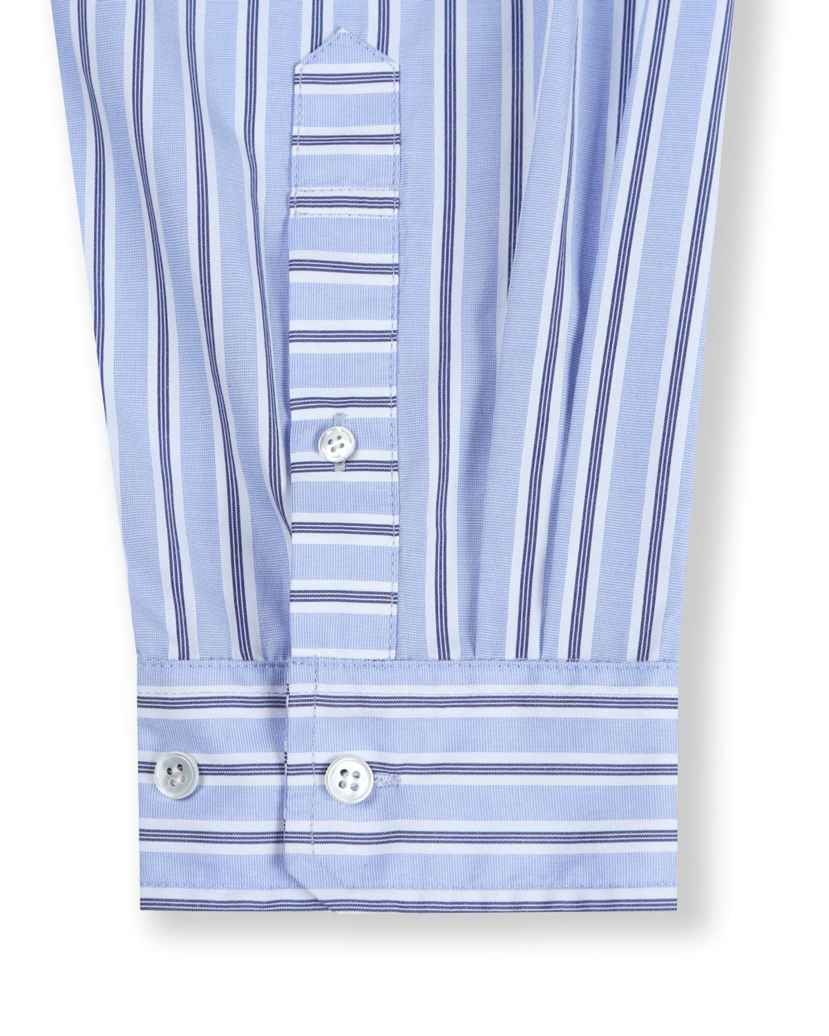 비슬로우(BESLOW) WESTERN STRIPE BUTTON DOWN SHIRTS SKY BLUE