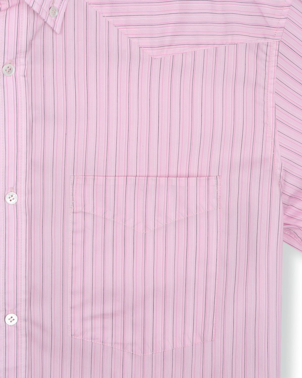 비슬로우(BESLOW) WESTERN STRIPE BUTTON DOWN SHIRTS PINK
