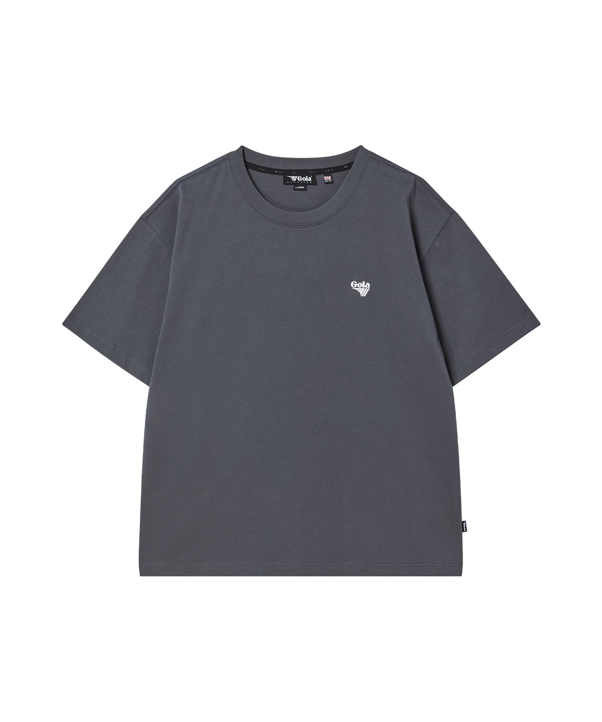 골라(GOLA) SMALL LOGO T-SHIRT [CHARCOAL]