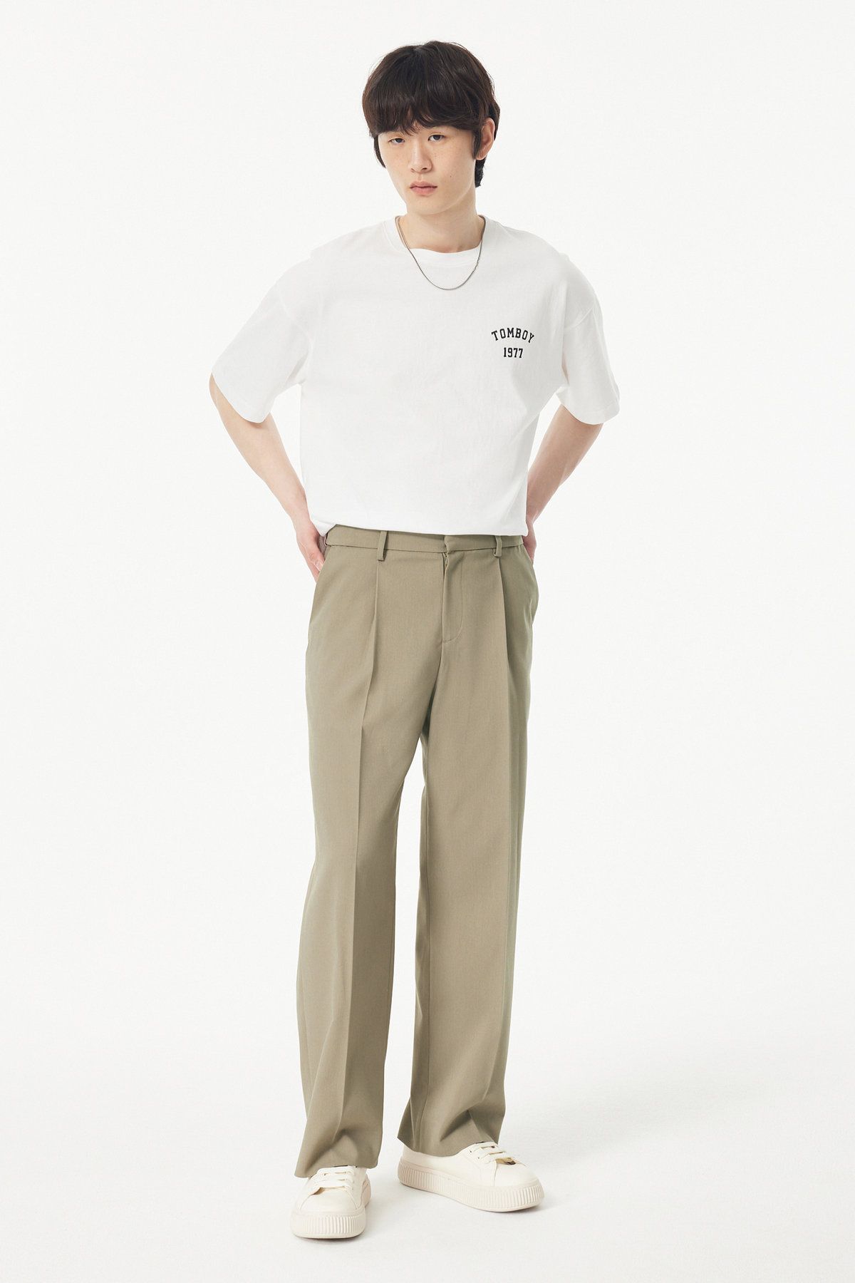 스튜디오 톰보이(STUDIO TOMBOY) [MEN] 웰로쉬 셋업팬츠 _베이지 9155131171