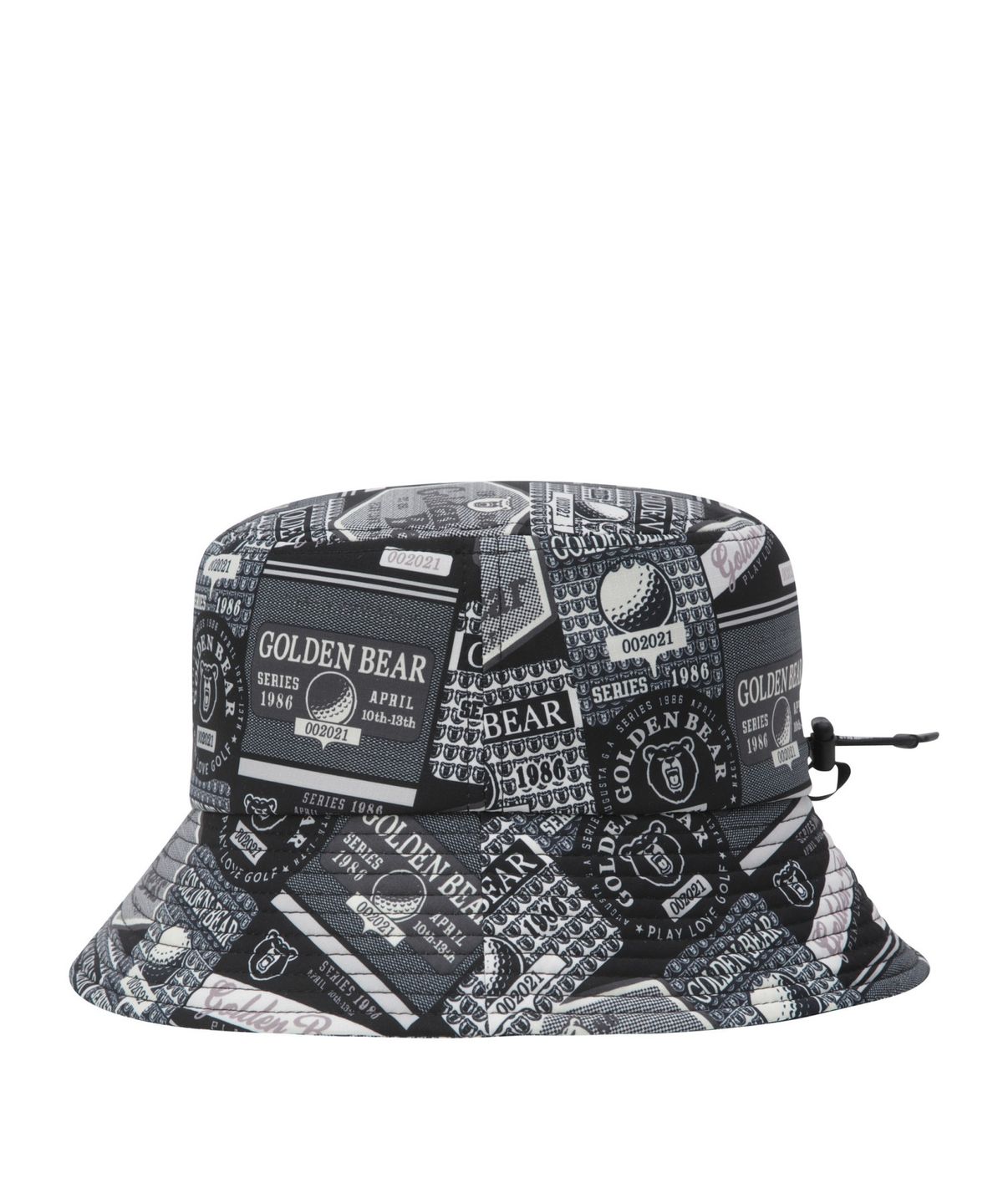 골든베어(GOLDEN BEAR) Essential Bucket Hat (Print ver.)_G6RAX25111BKX
