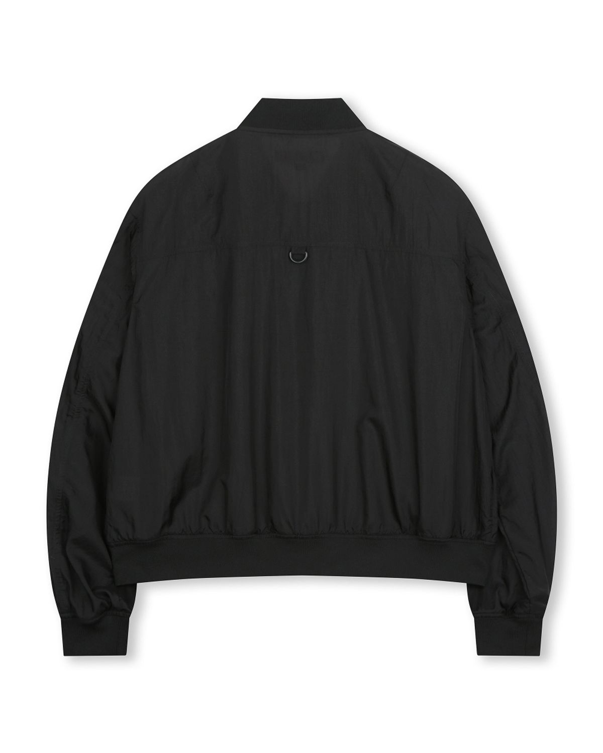 비슬로우(BESLOW) SHEER NYLON FLIGHT JACKET BLACK