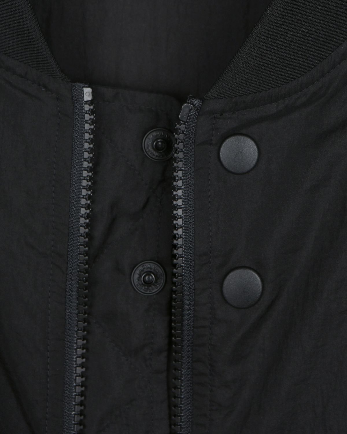 비슬로우(BESLOW) SHEER NYLON FLIGHT JACKET BLACK