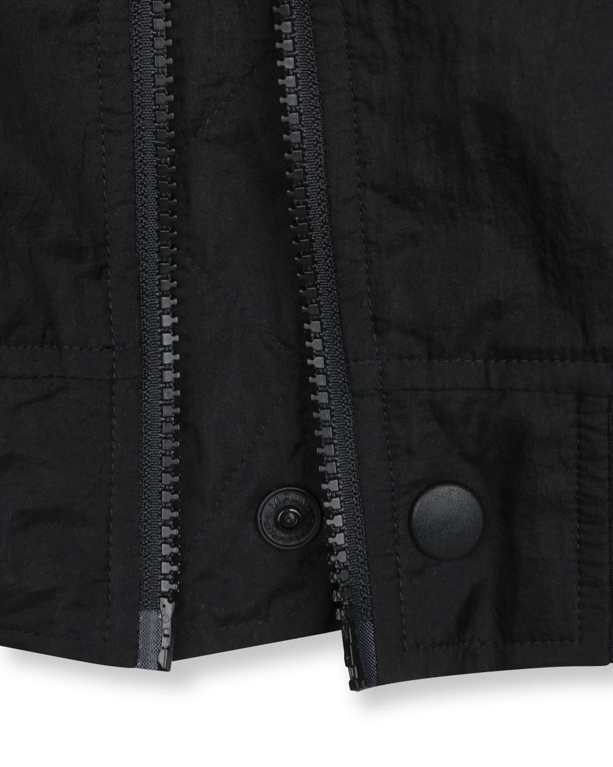 비슬로우(BESLOW) SHEER NYLON FLIGHT JACKET BLACK