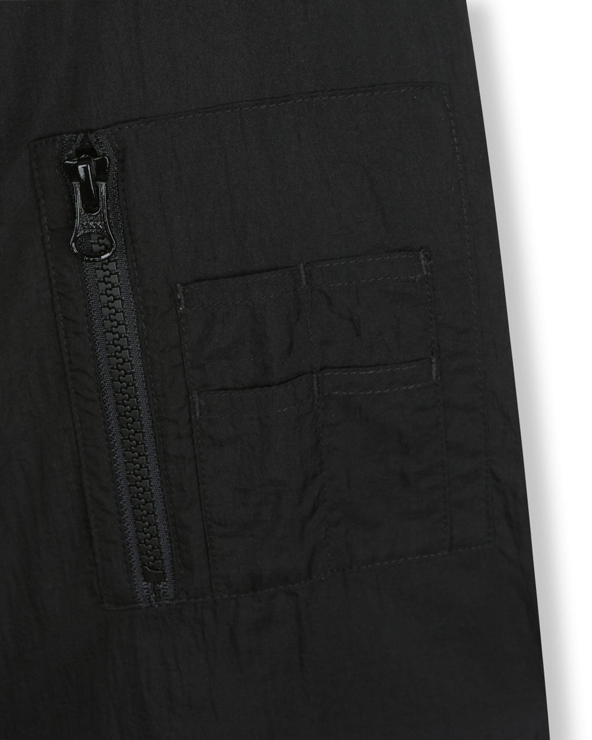 비슬로우(BESLOW) SHEER NYLON FLIGHT JACKET BLACK