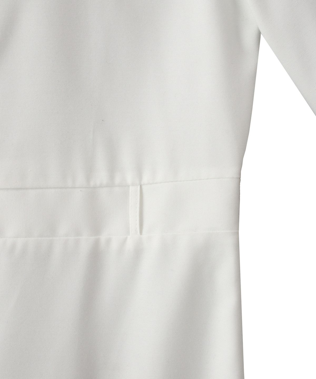 살롱 드 욘(SALON DE YOHN) Flare Long Shirt  Dress_ White
