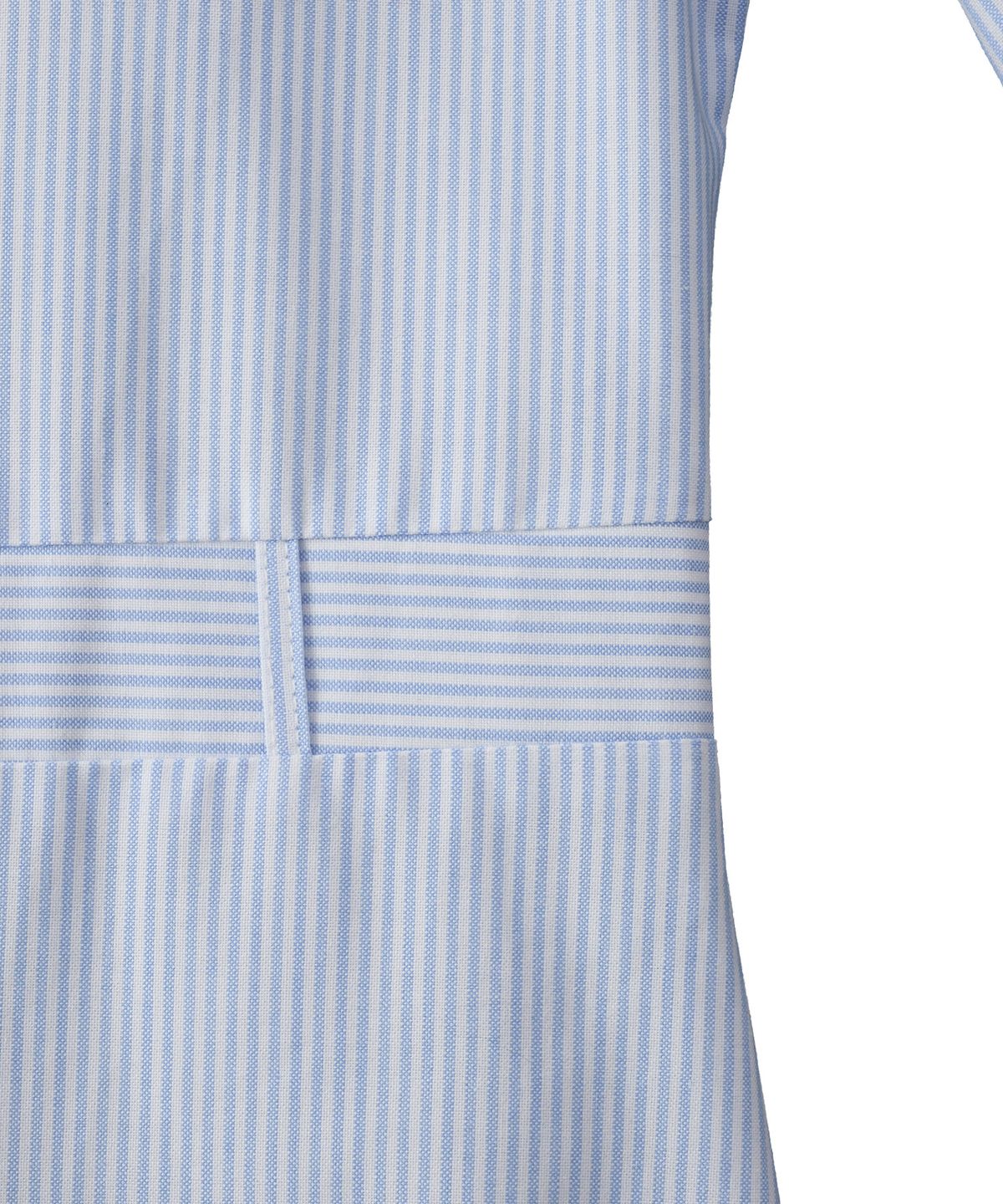 살롱 드 욘(SALON DE YOHN) Flare Long Shirt  Dress_ Blue Stripe