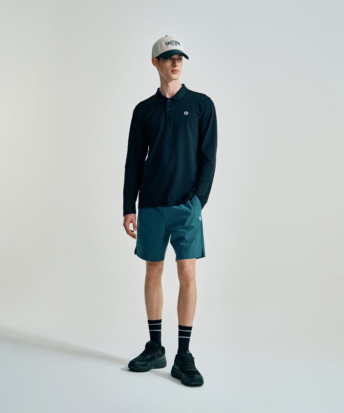 세르지오 타키니(SERGIO TACCHINI) M 타키니 플레잉 긴팔 폴로 (Black)