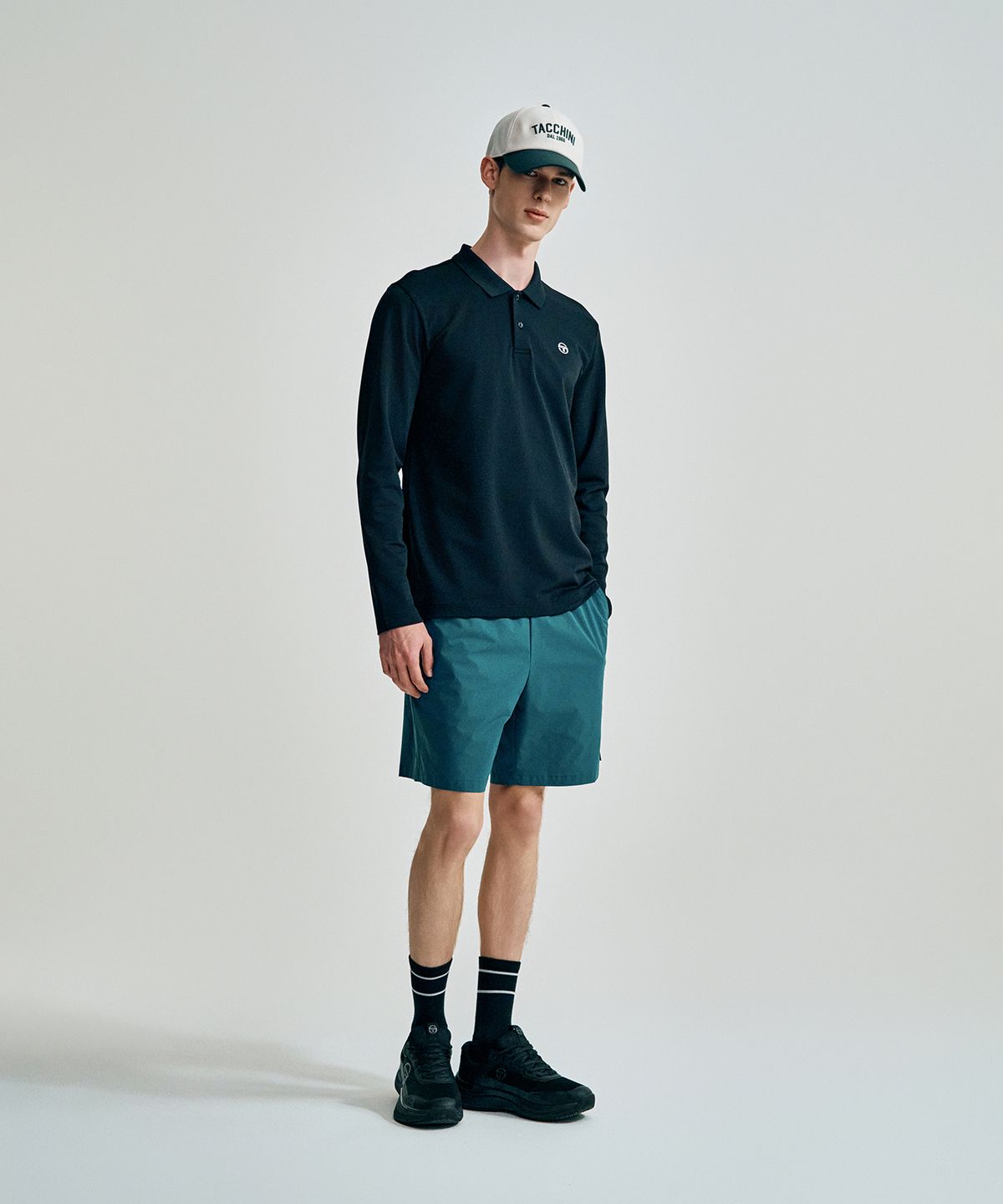 세르지오 타키니(SERGIO TACCHINI) M 타키니 플레잉 긴팔 폴로 (Black)