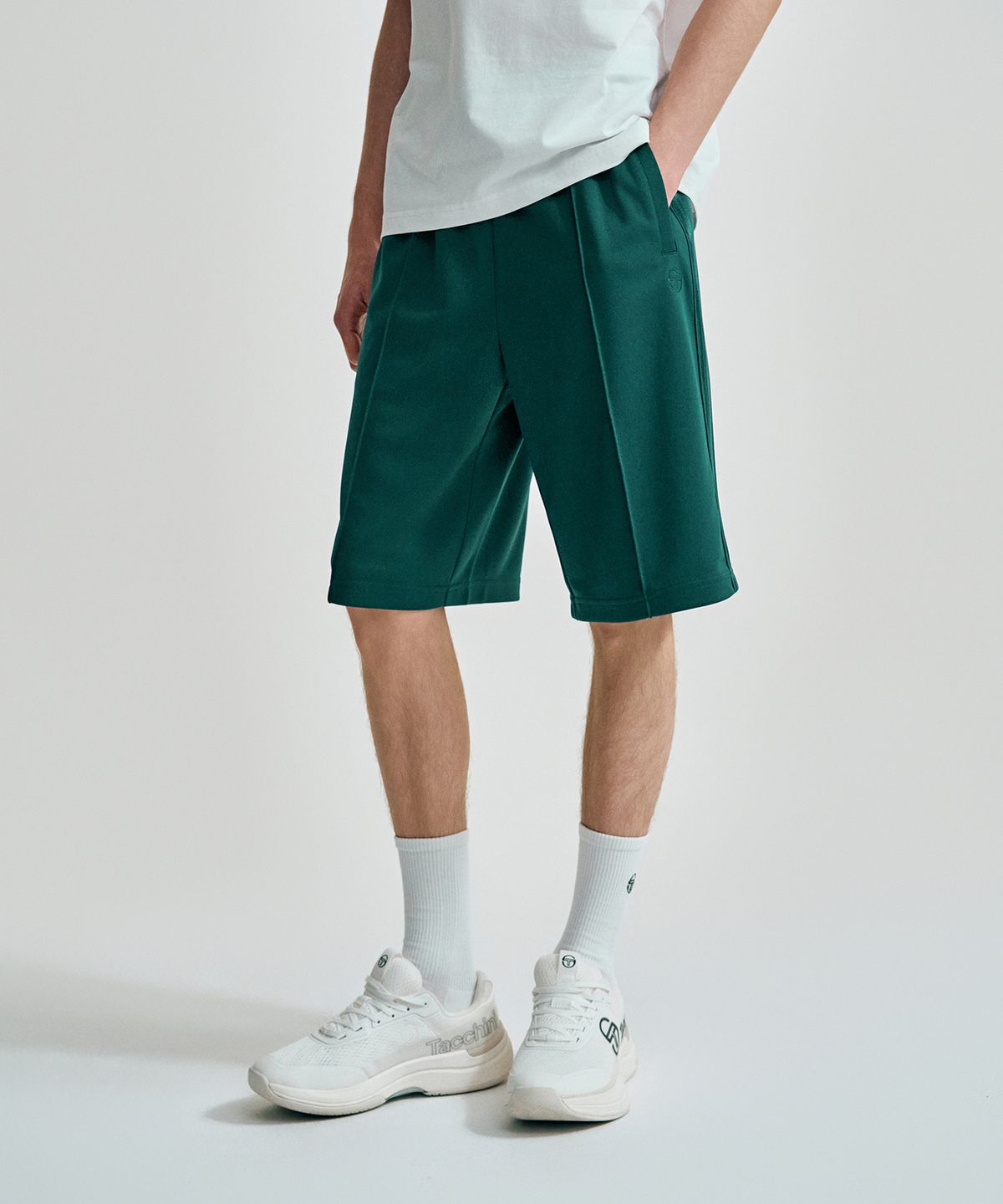 세르지오 타키니(SERGIO TACCHINI) M 타키니 모던 트랙 버뮤다 팬츠 (D.Green)