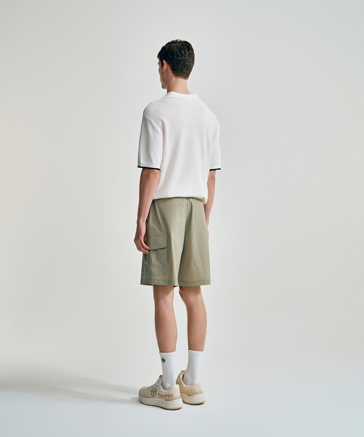 세르지오 타키니(SERGIO TACCHINI) M 컴포트쿨 경량 우븐 버뮤다 팬츠 (L.Khaki)