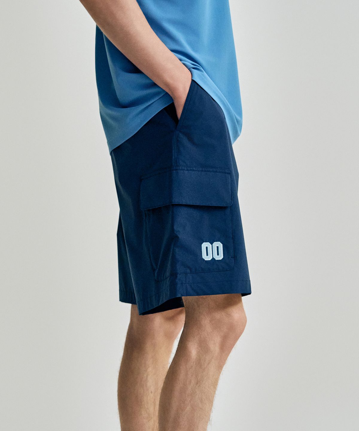세르지오 타키니(SERGIO TACCHINI) M 컴포트쿨 경량 우븐 버뮤다 팬츠 (Navy)